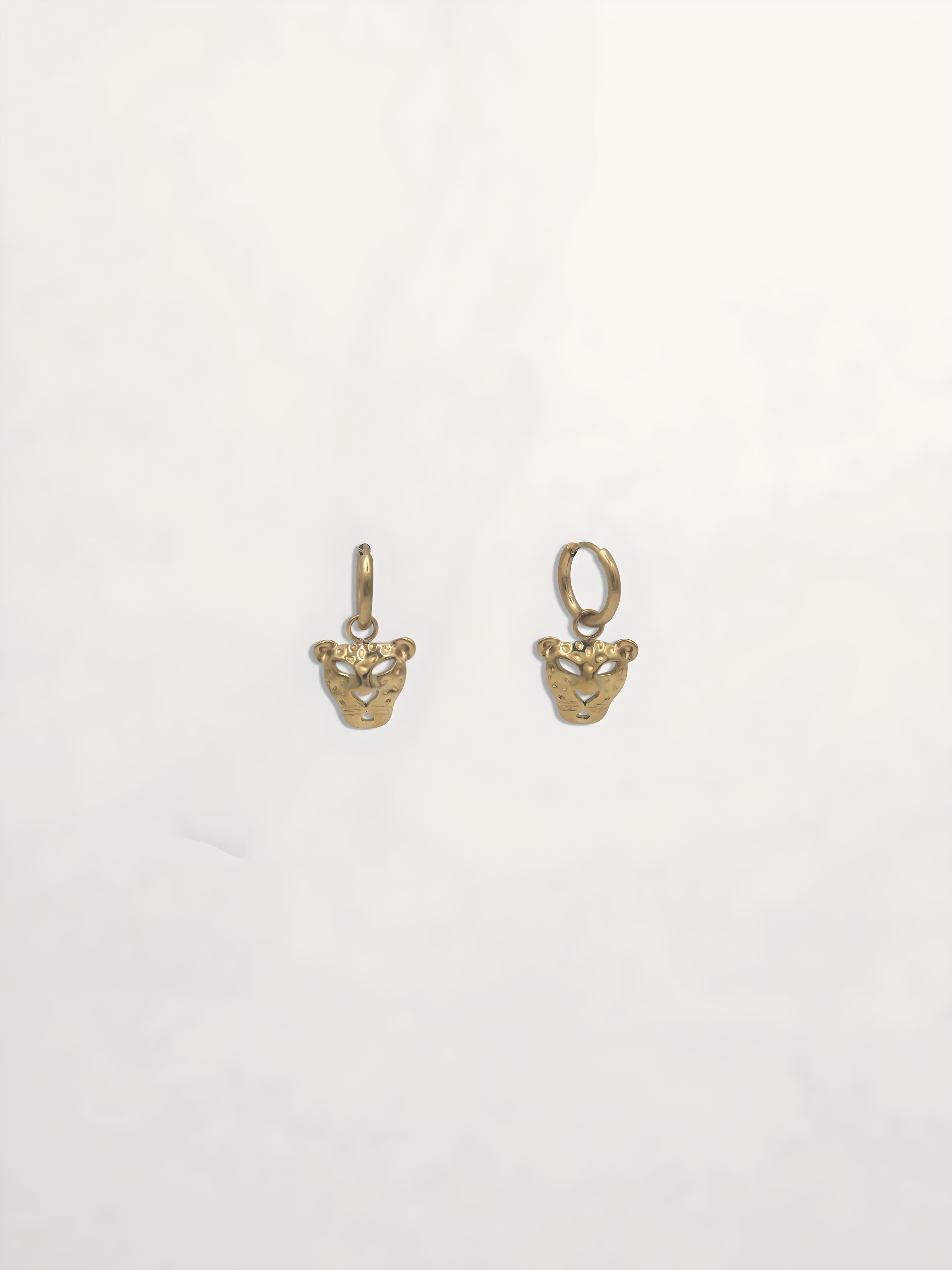 PENDIENTES CARA TIGRE PEQUEÑOS