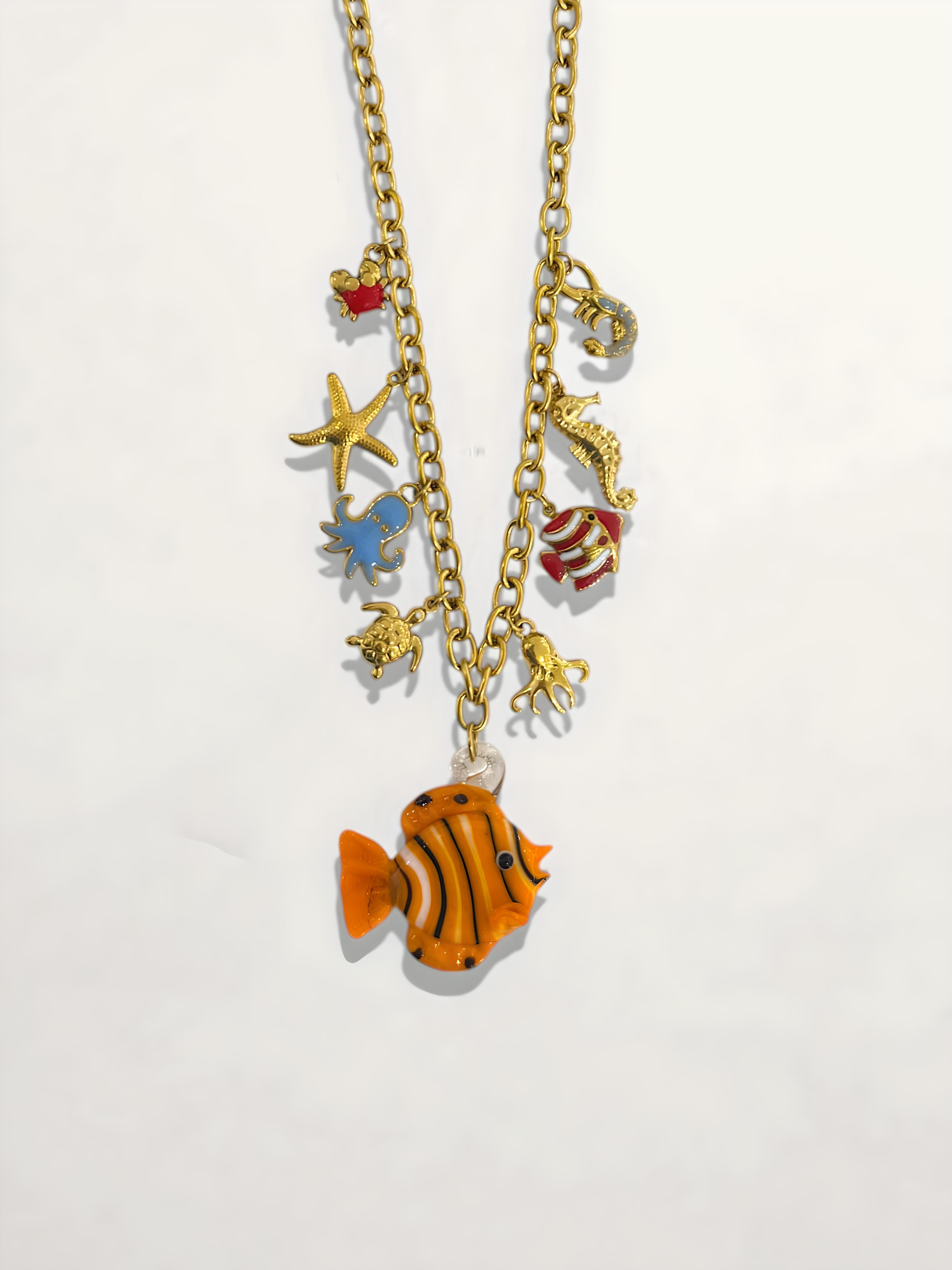 COLLAR ACERO PECES