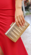 BOLSO DE FIESTA FRUNCIDO