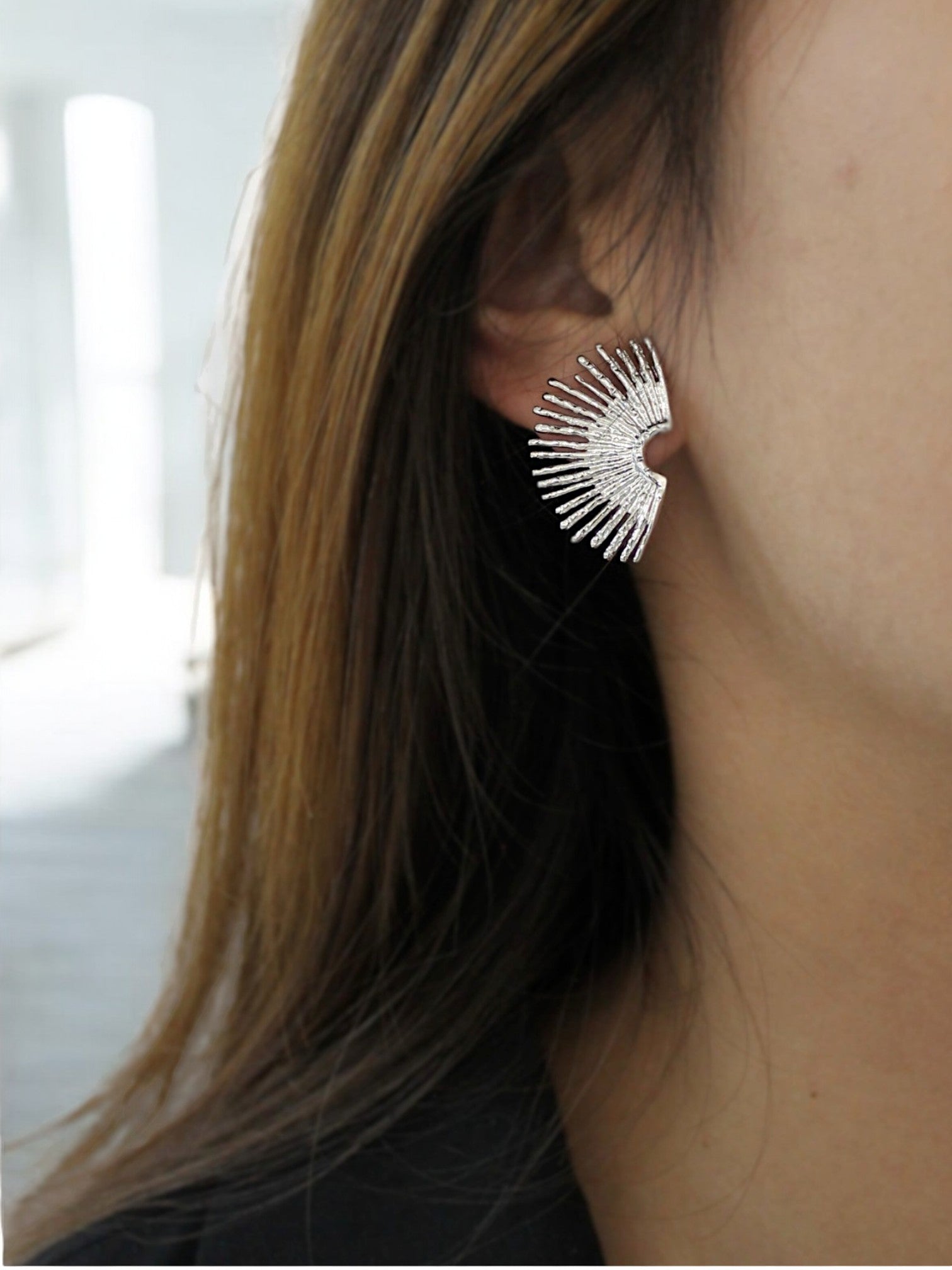 PENDIENTES RAYOS DE SOL PEQUEÑO.