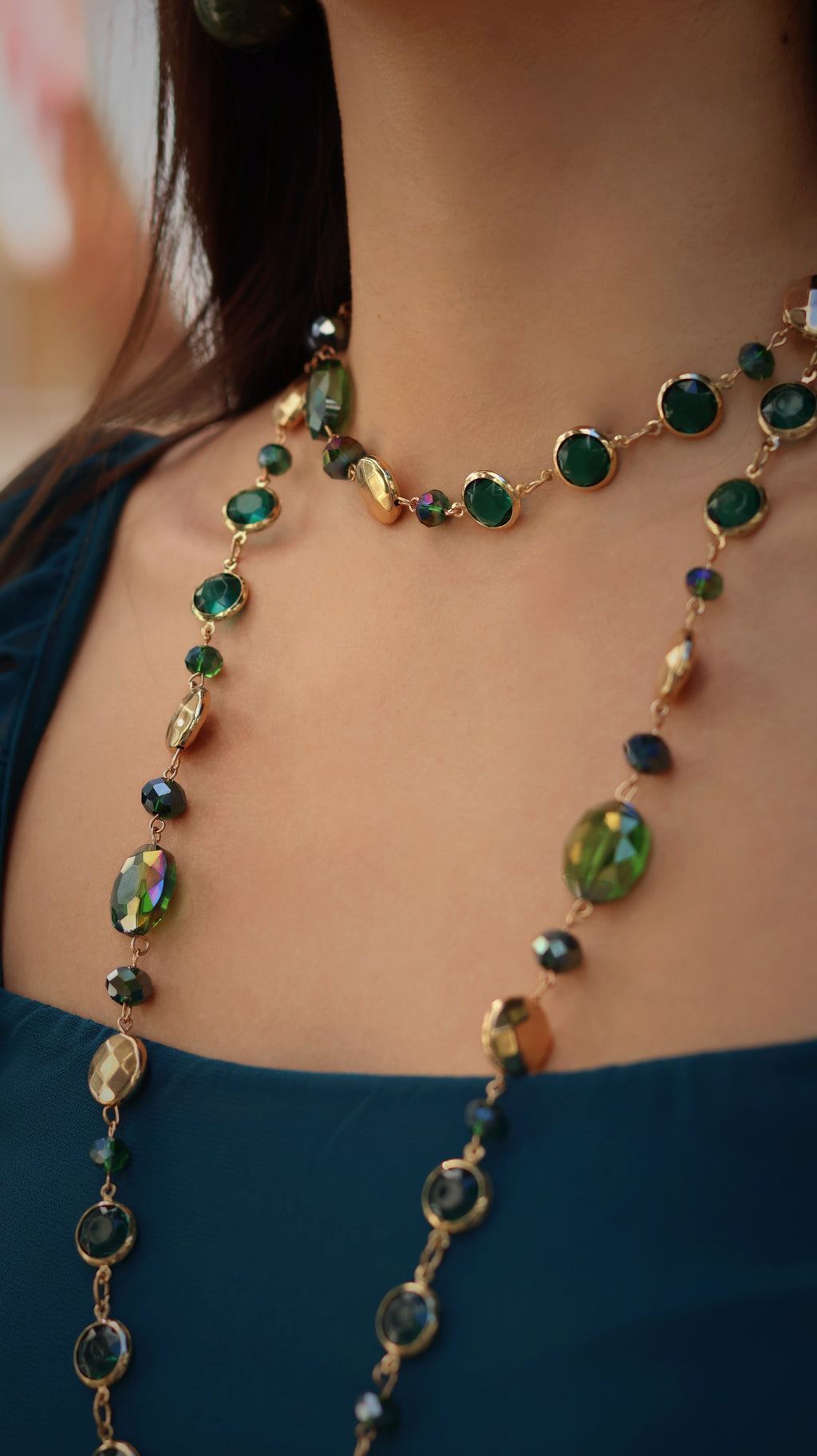 COLLAR TOPACIO VERDE