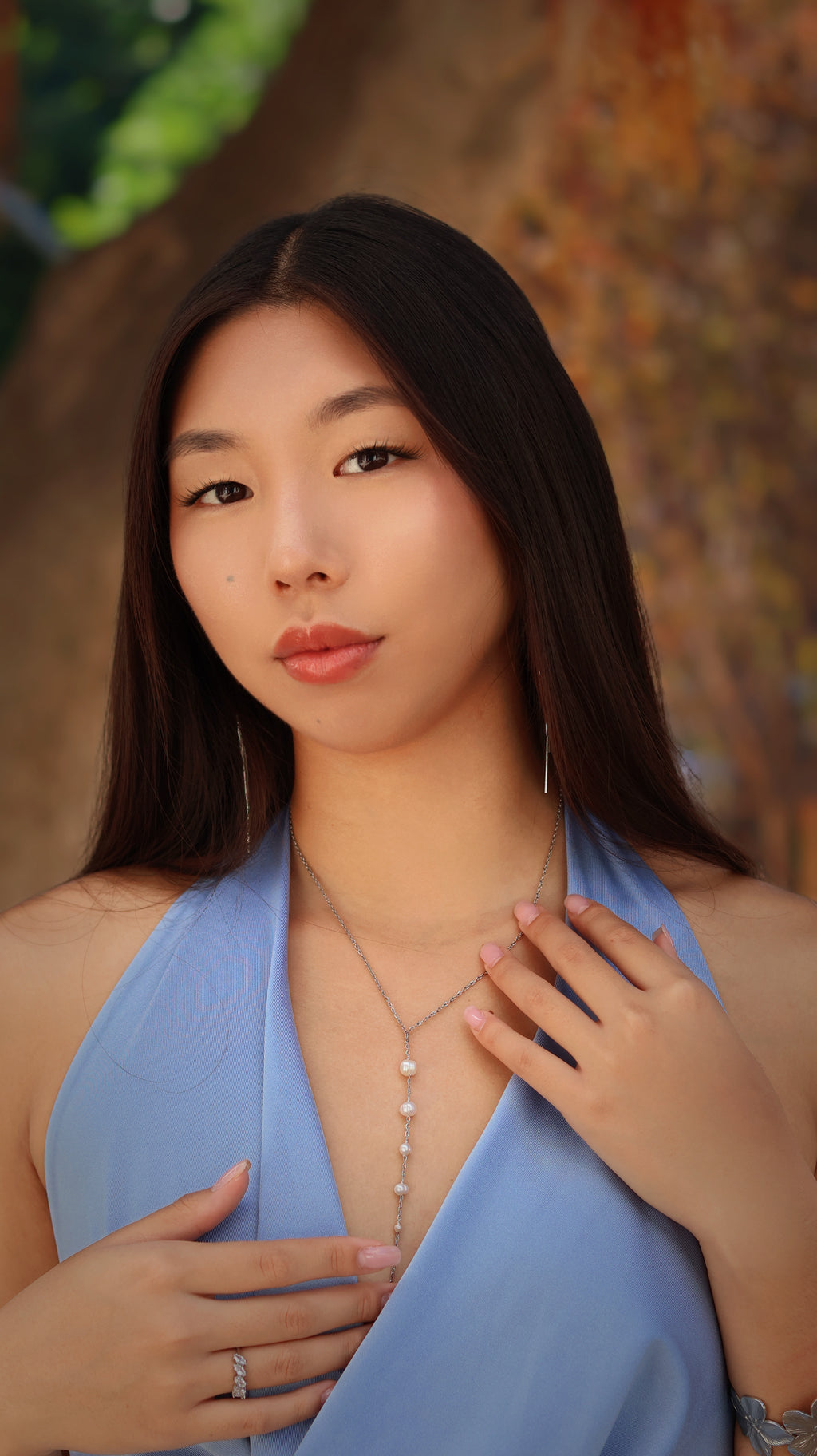 COLLAR LARIAT PERLA