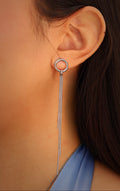 PENDIENTES ARO CON CADENAS