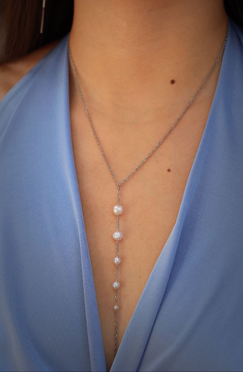 COLLAR LARIAT PERLA