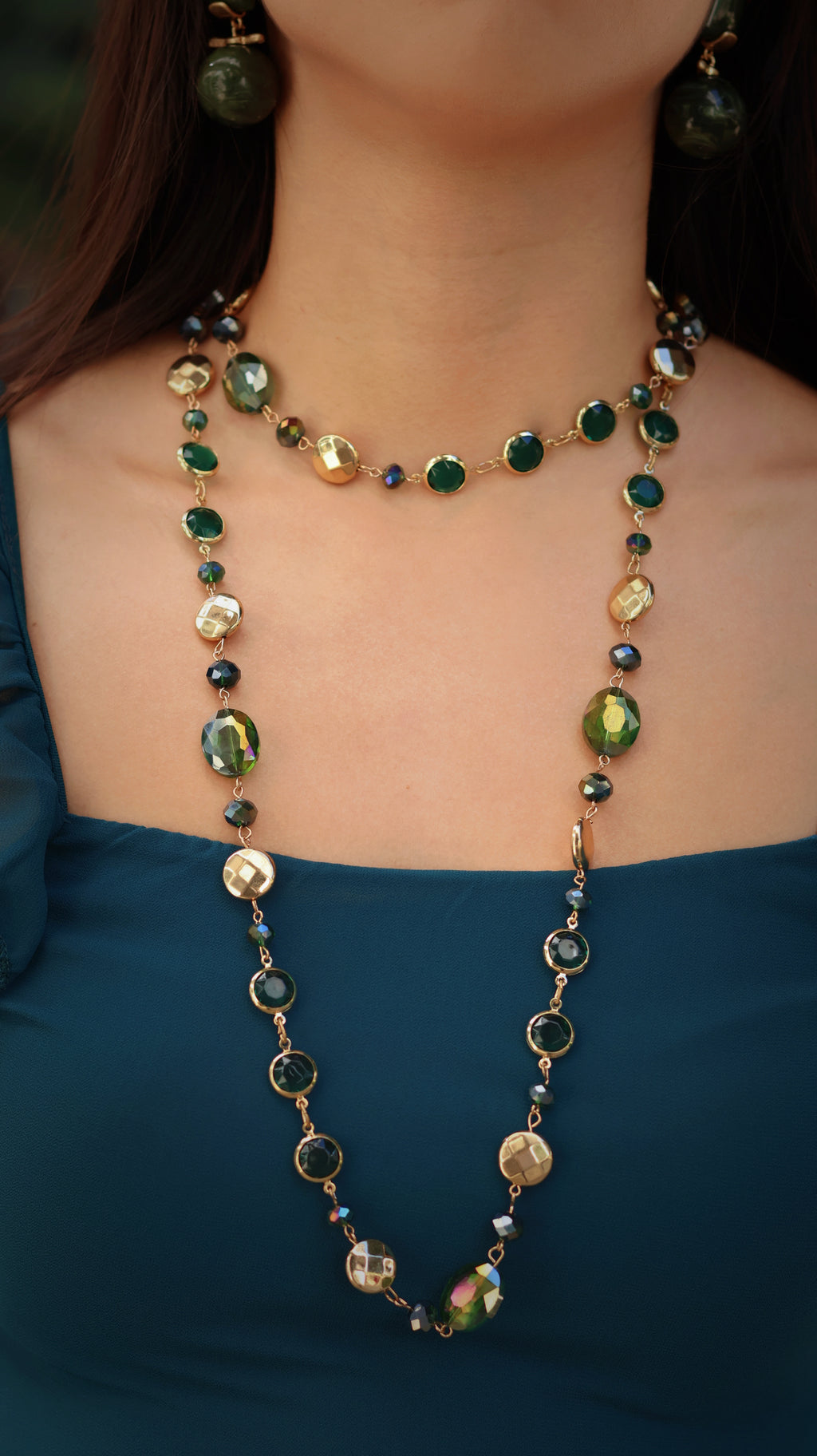COLLAR TOPACIO VERDE