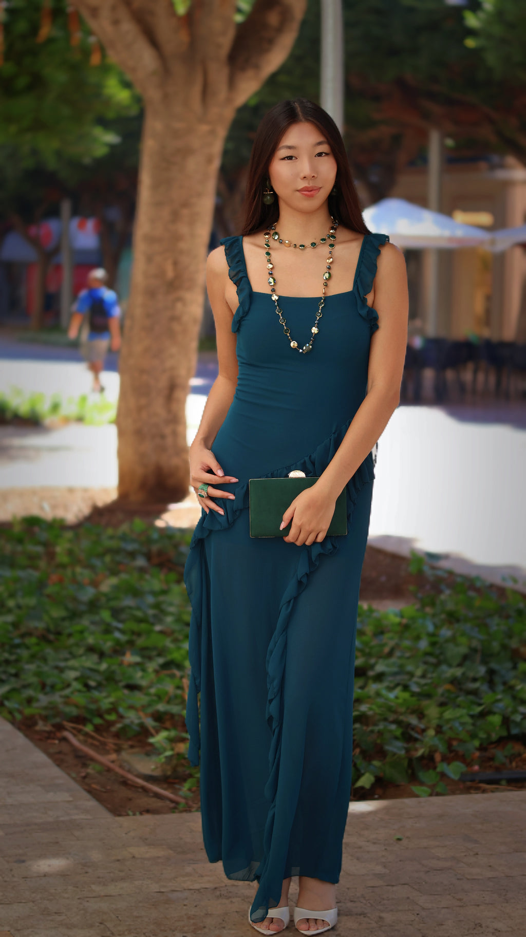 BOLSO DE FIESTA ANTE