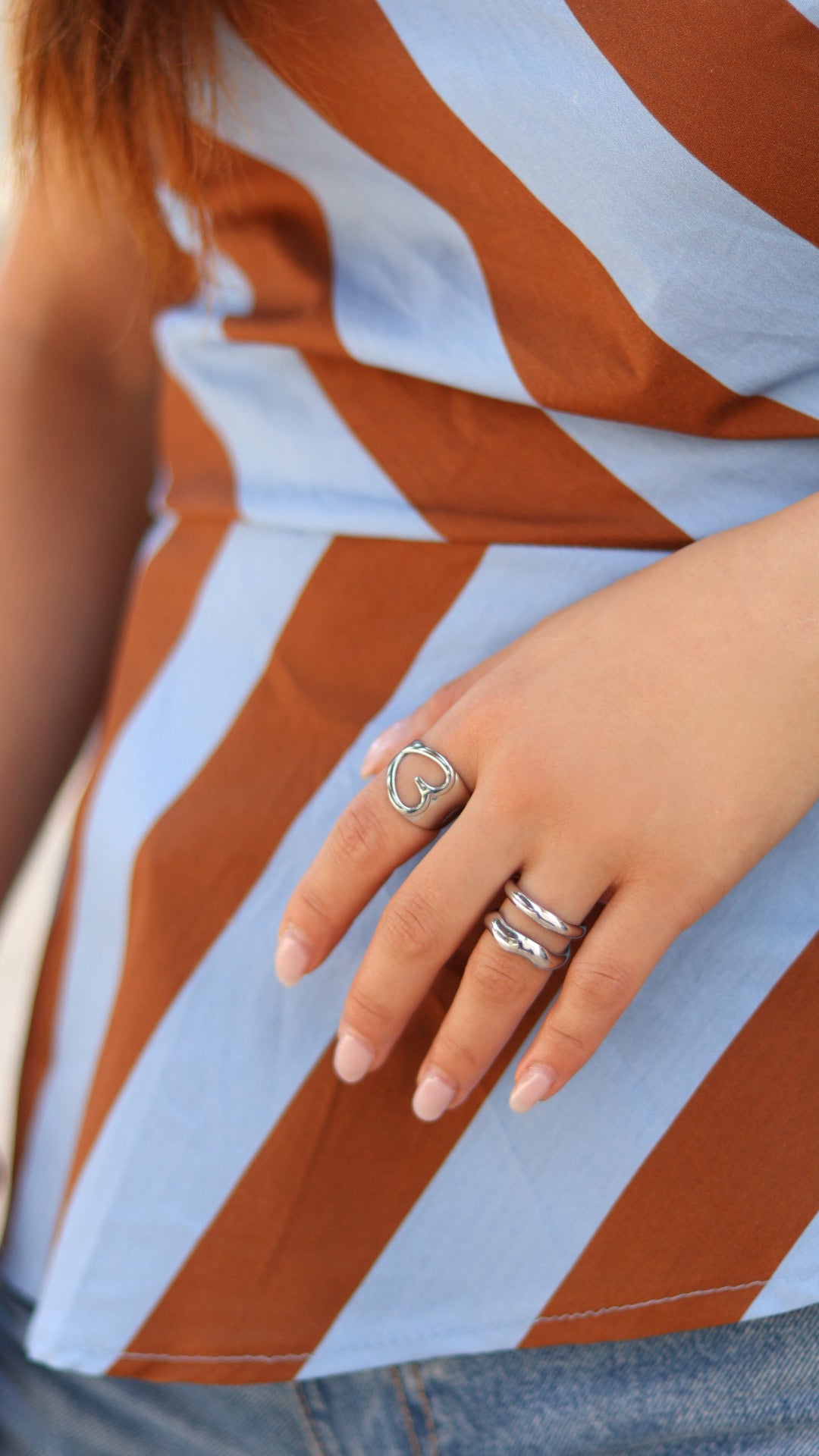 ANILLO ACERO AJUSTABLE