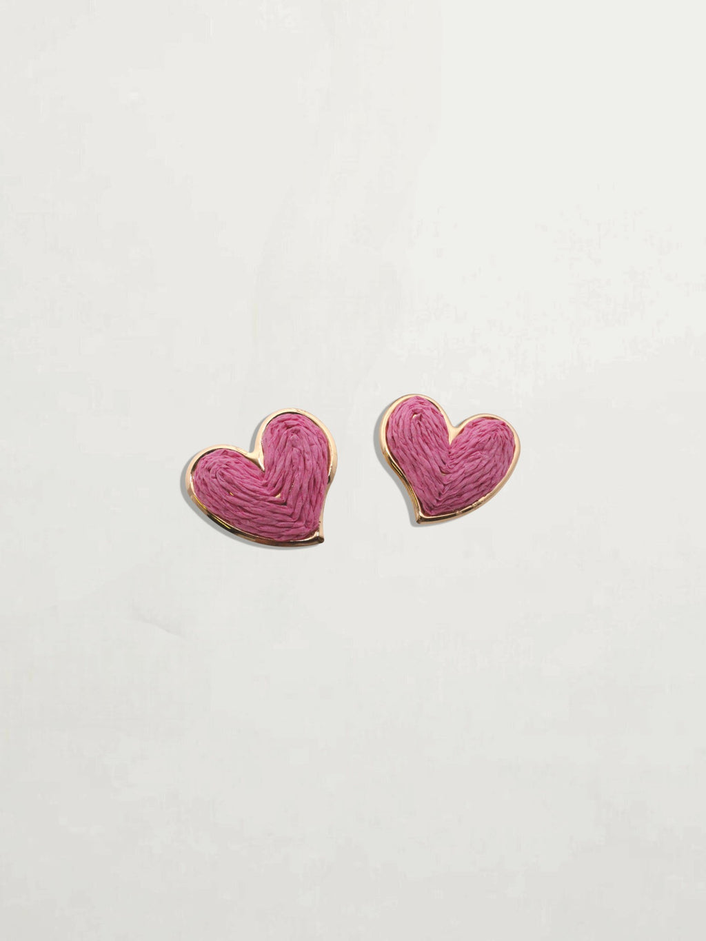 Pendientes de Rafia Rosa Chicle1