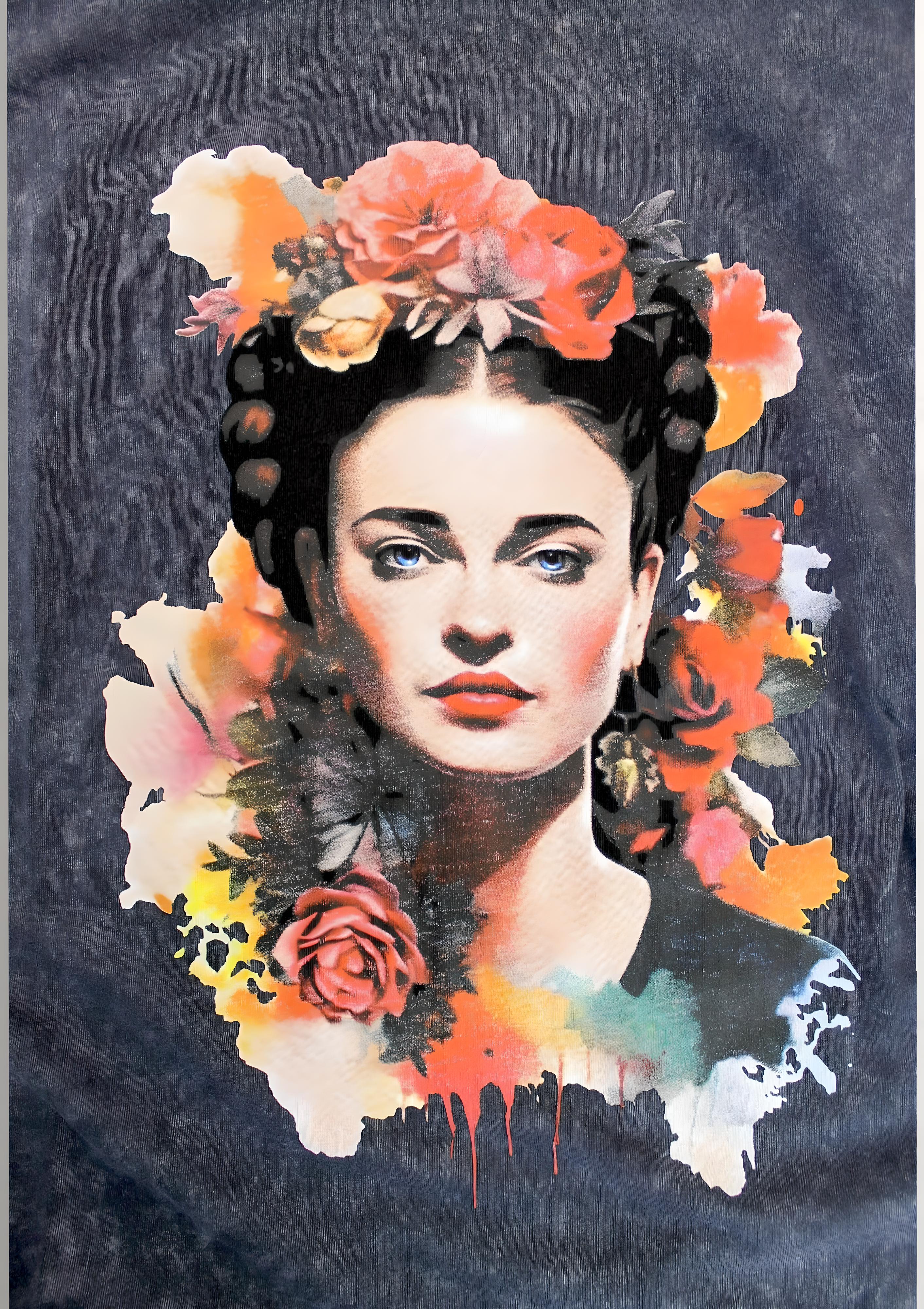 MUJER FLORES