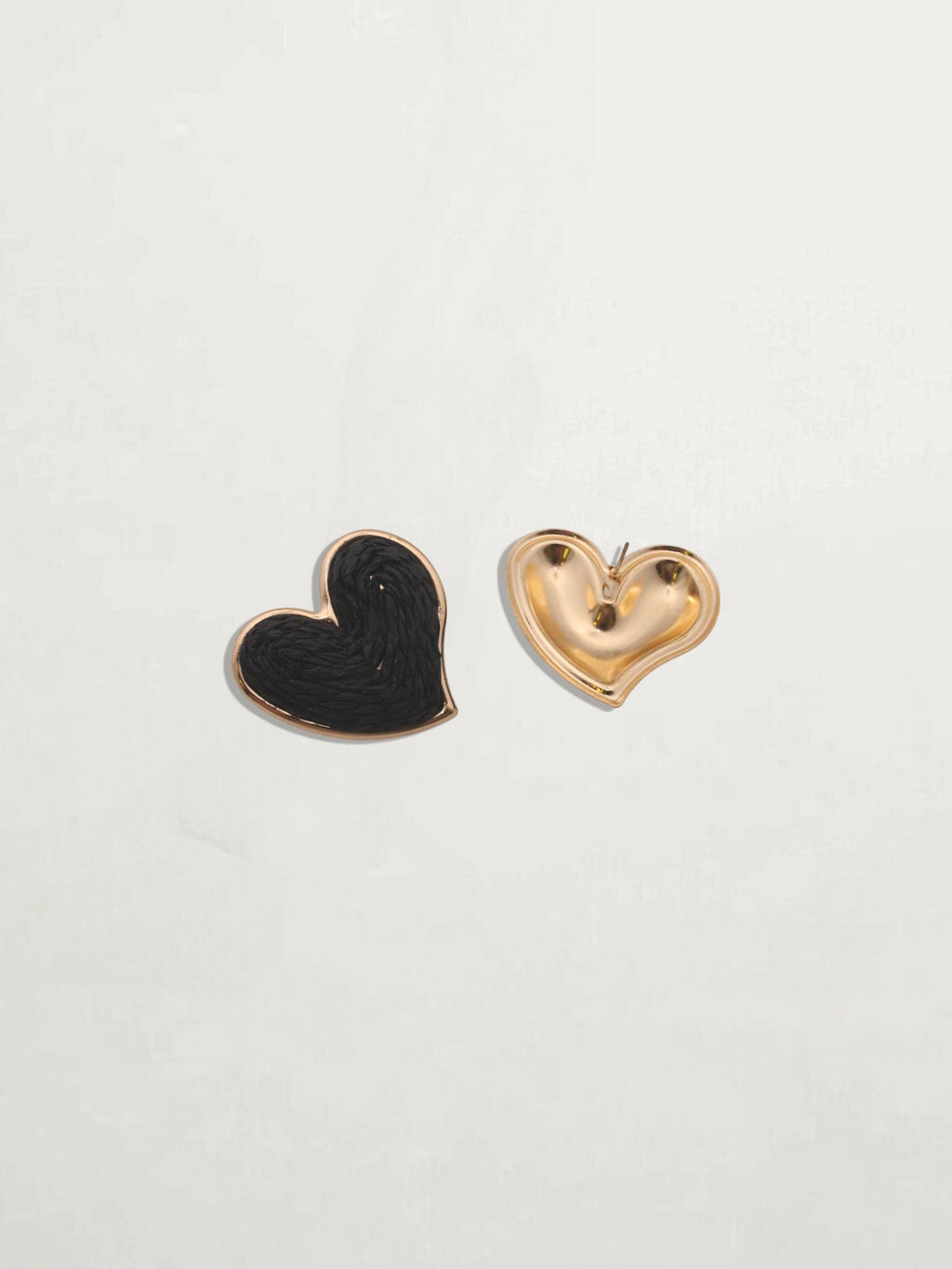 Pendientes de Rafia. Negro2