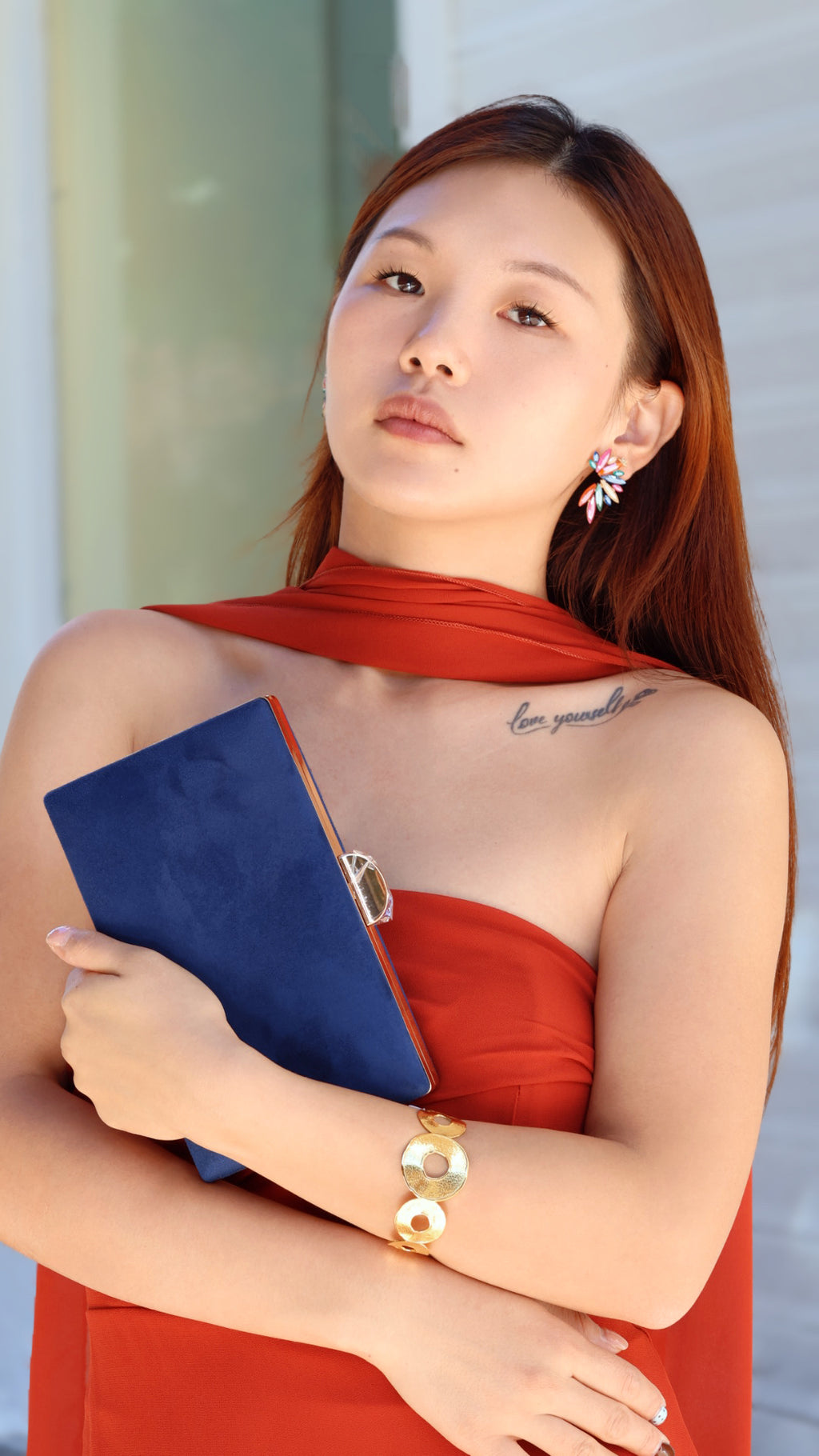 BOLSO DE FIESTA ANTE