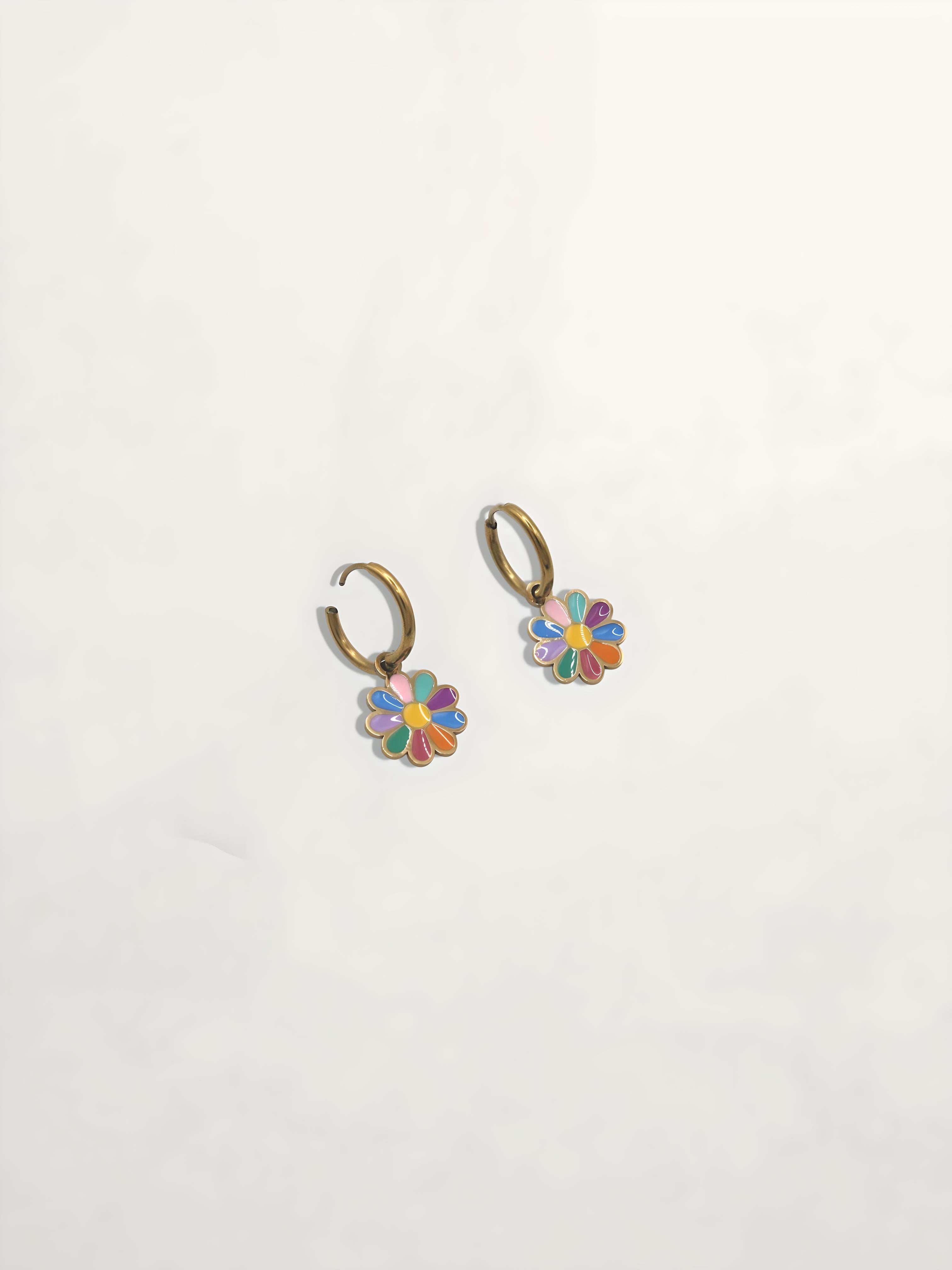 PENDIENTES FLORES PRIMAVERA PEQUEÑOS