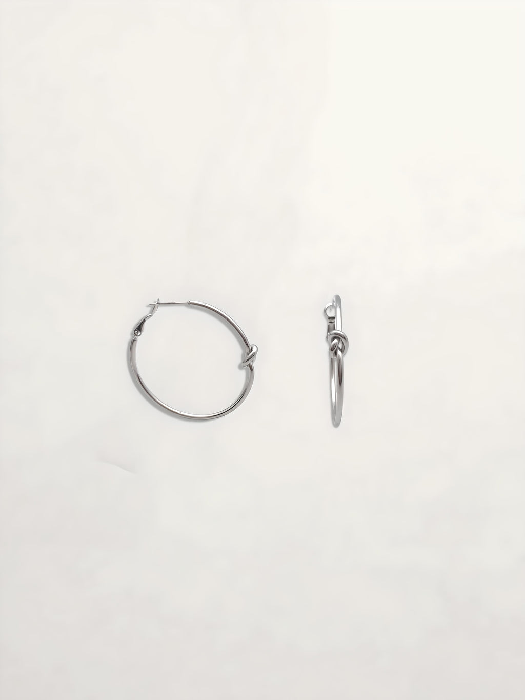 PENDIENTES ARO NUDO 40MM