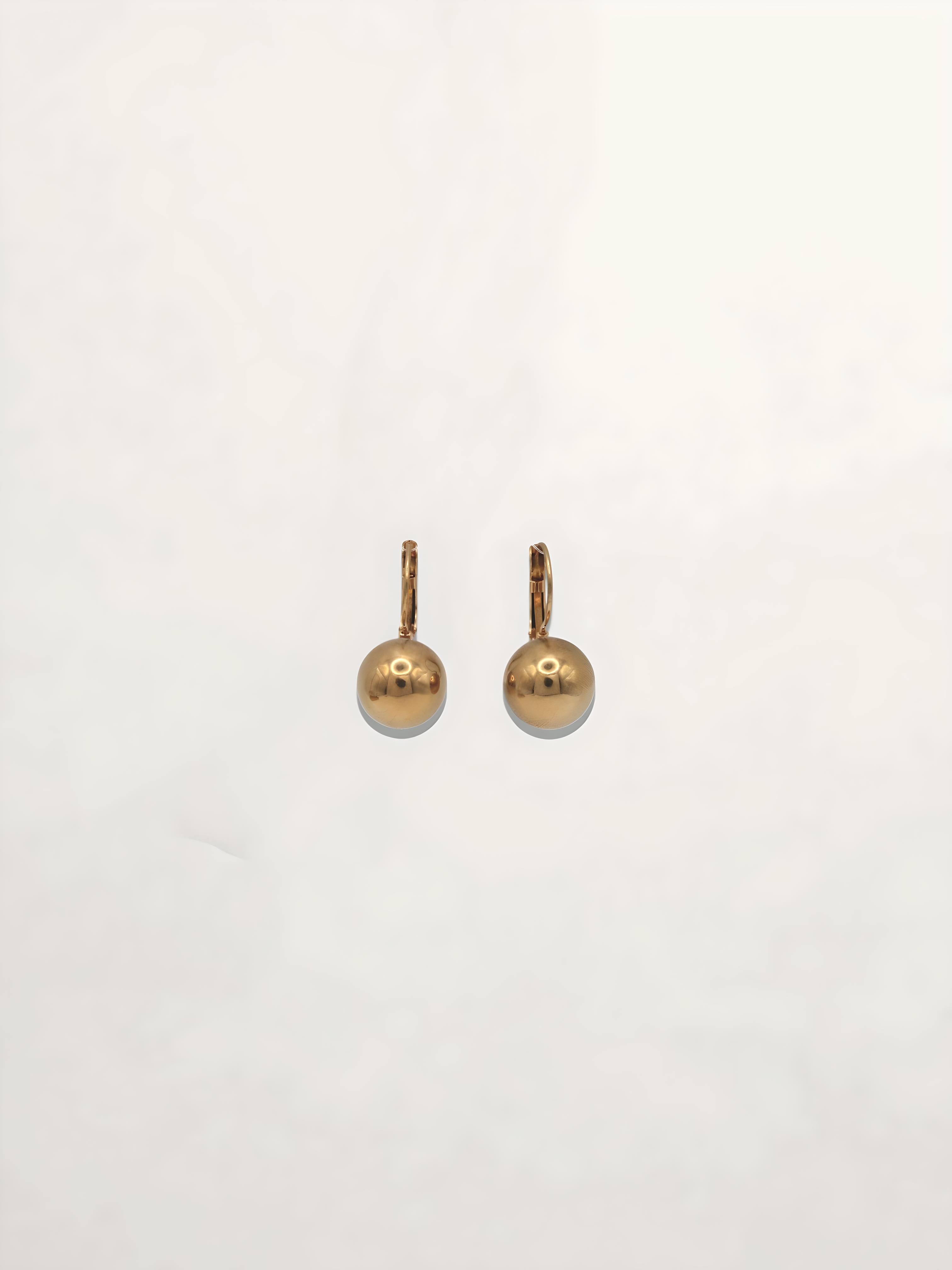 PENDIENTES PERLAS GRANDES COLGANDO