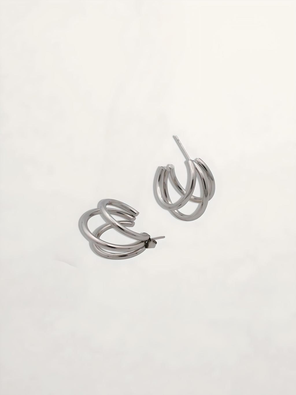 PENDIENTES ARO TRIPLE 18MM