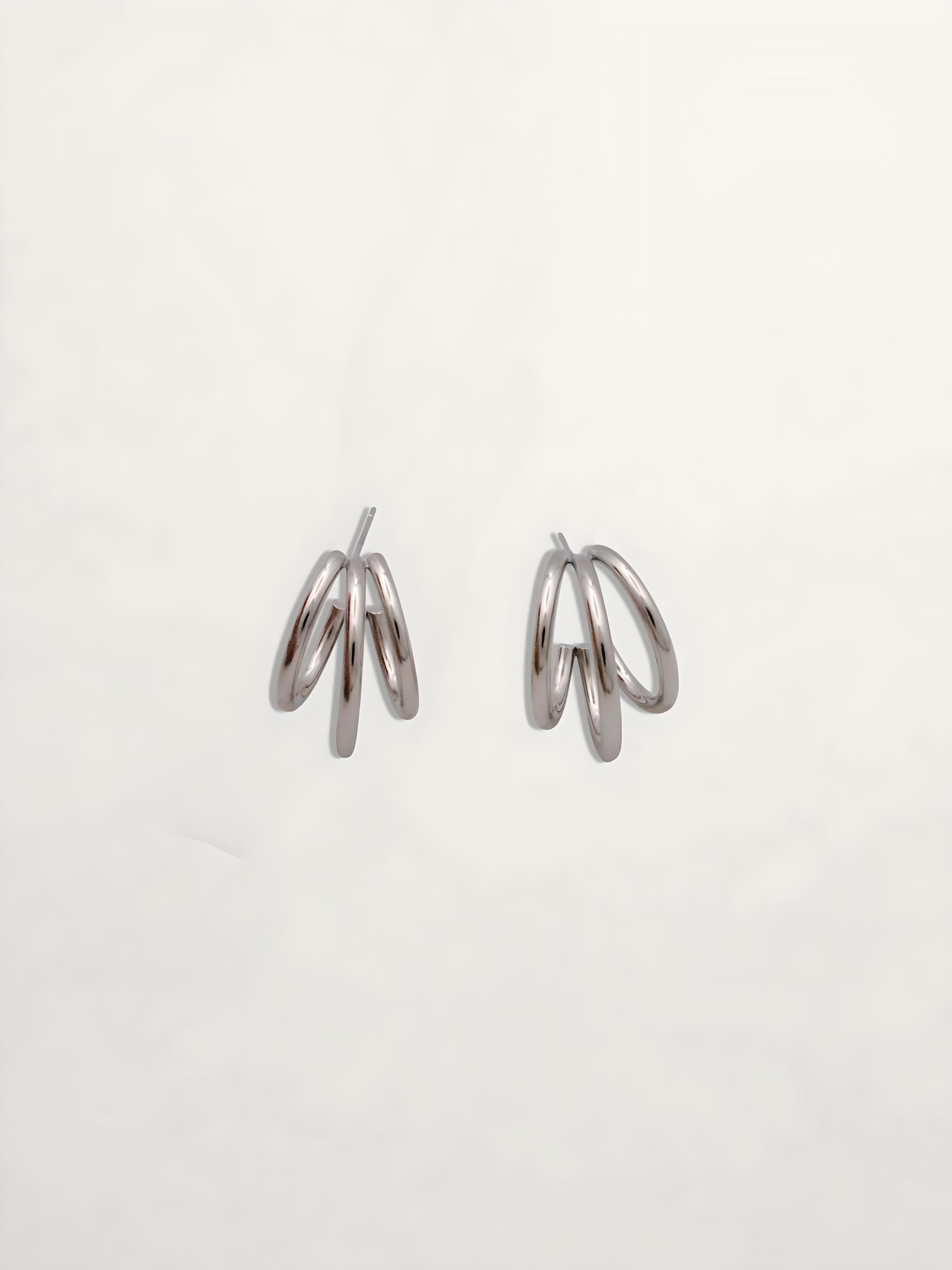 PENDIENTES ARO TRIPLE 30MM
