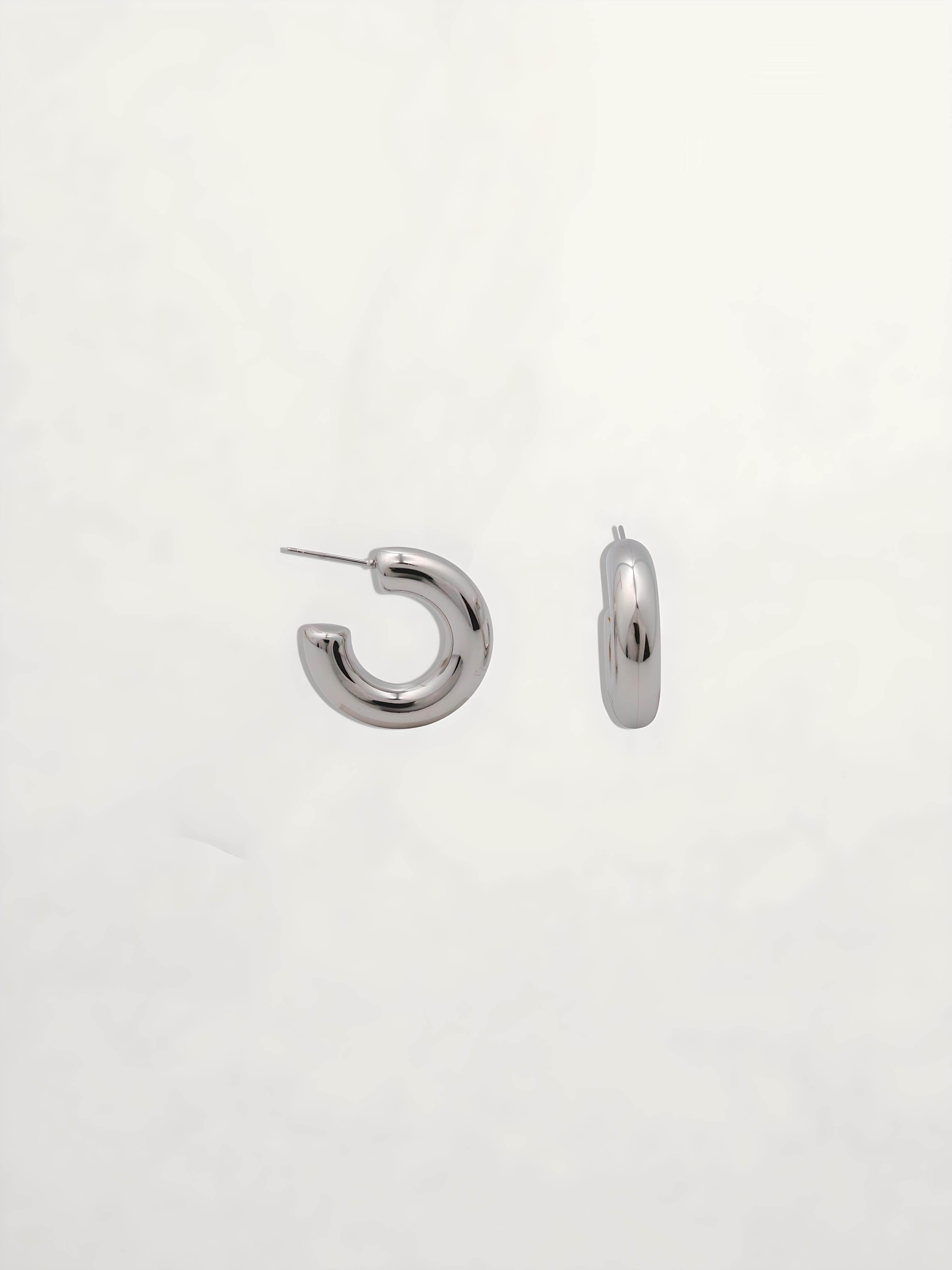 PENDIENTES ARO ACERO INOXIDABLE