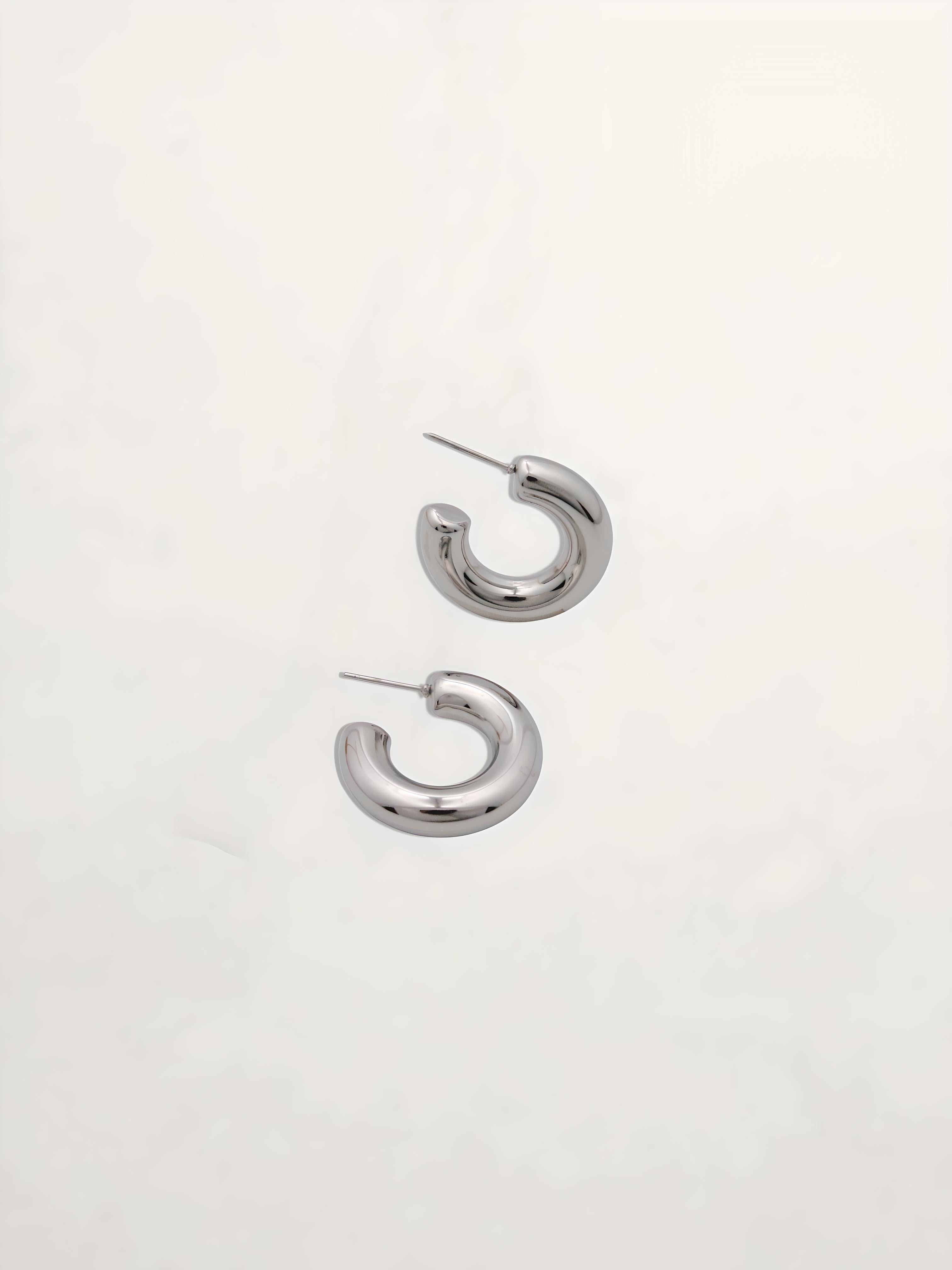 PENDIENTES ARO ACERO INOXIDABLE