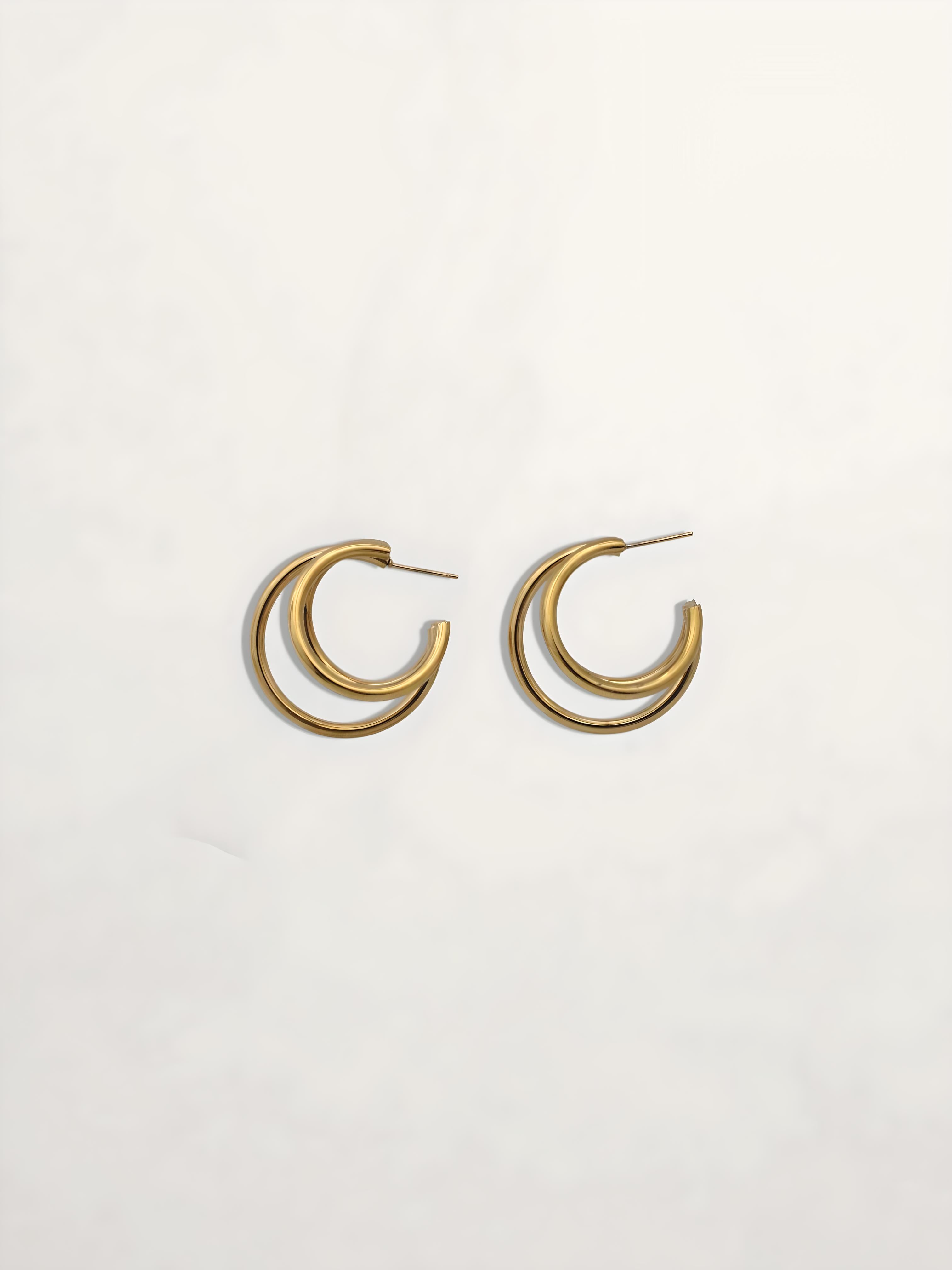 PENDIENTES ARO TRIPLE 30MM