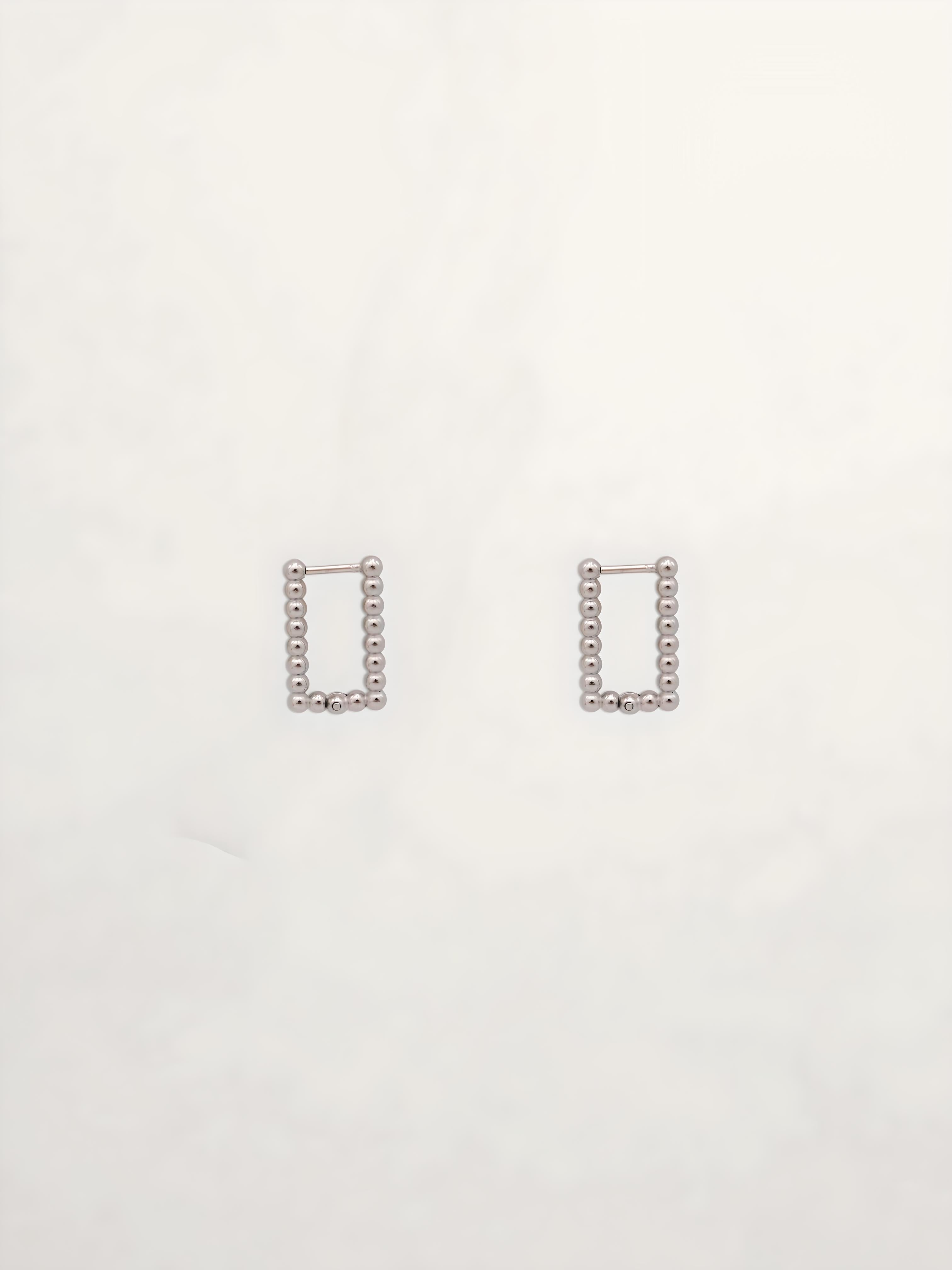 PENDIENTES ARO RECTANGULARES