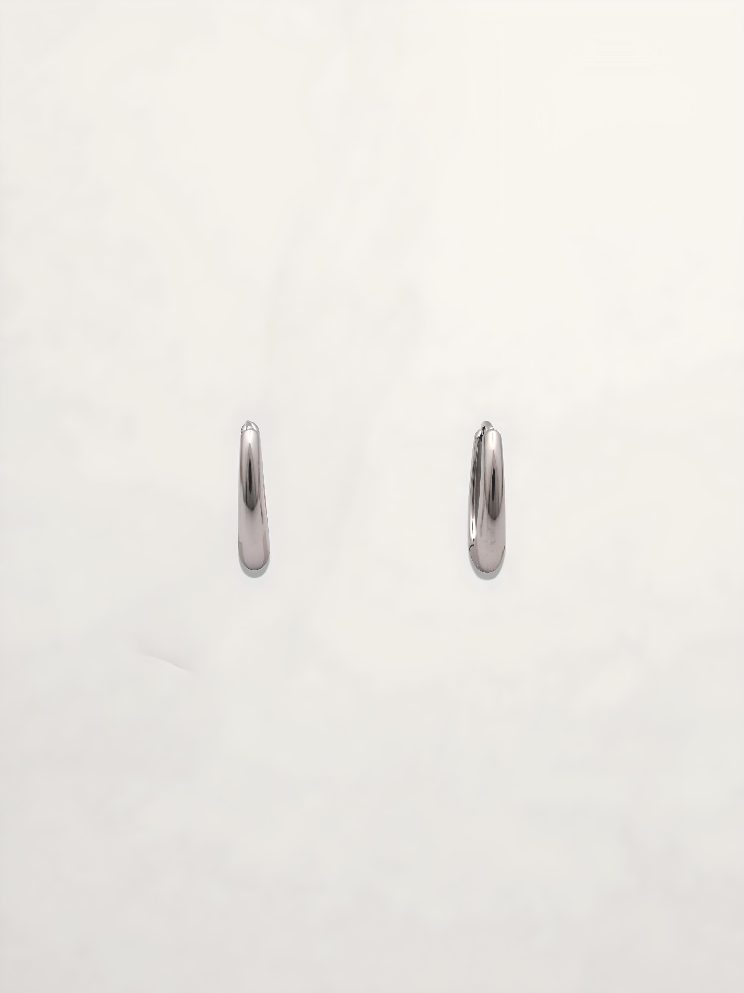 PENDIENTES ARO OVALADO 15MM
