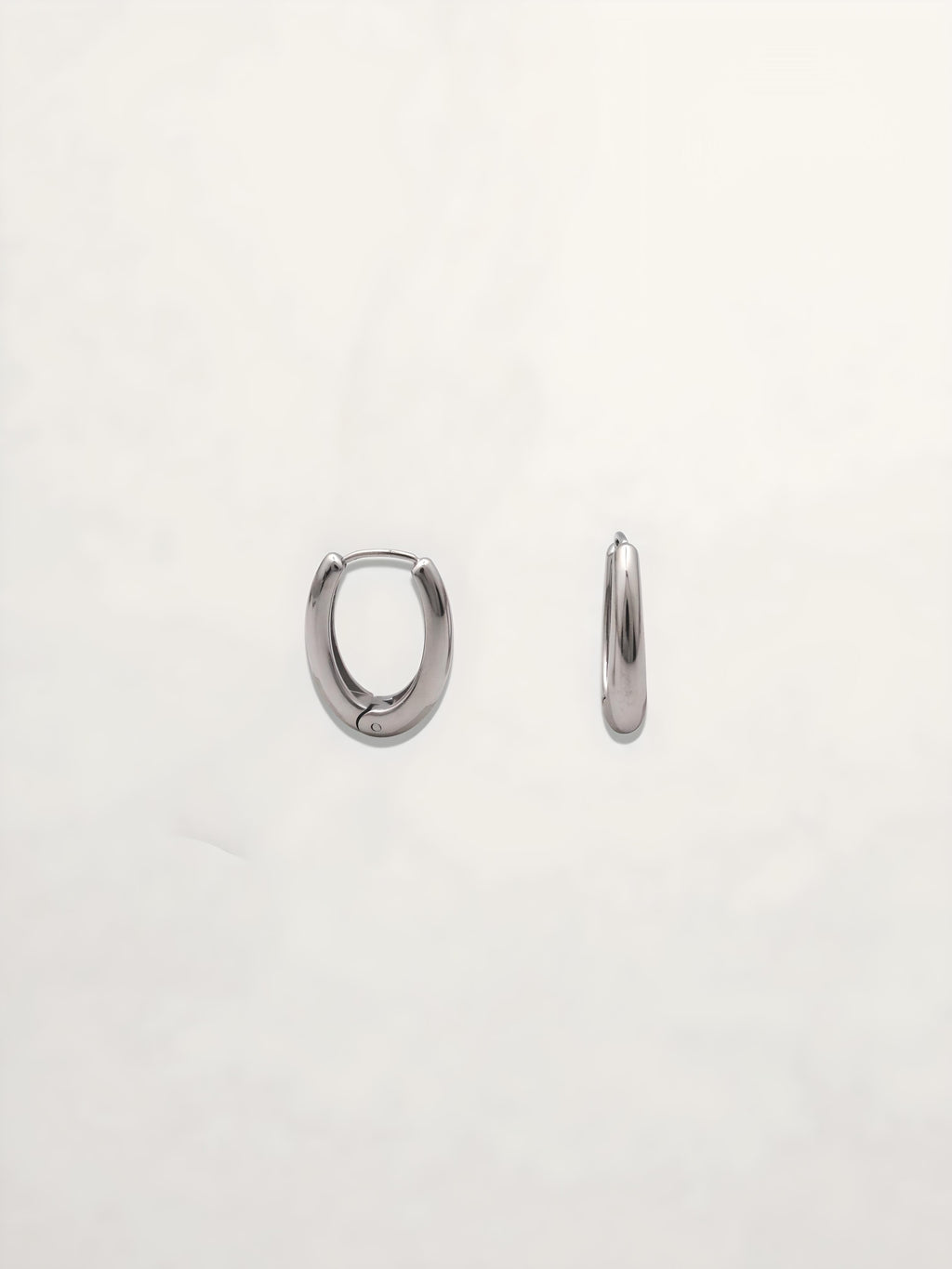 PENDIENTES ARO OVALADO 15MM