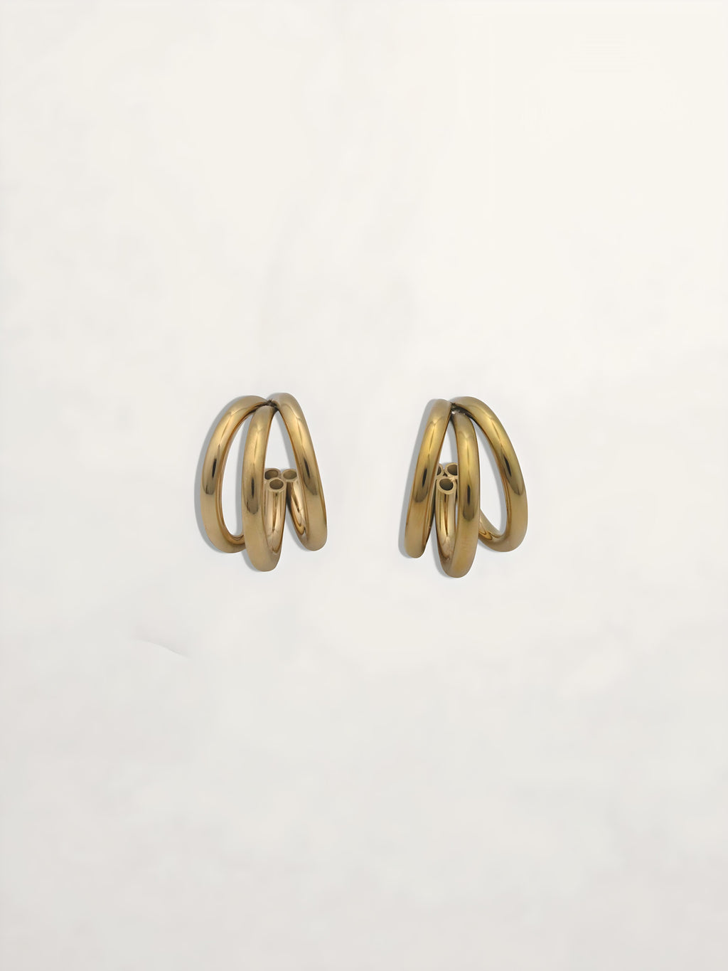 PENDIENTES ARO TRIPLE 23MM