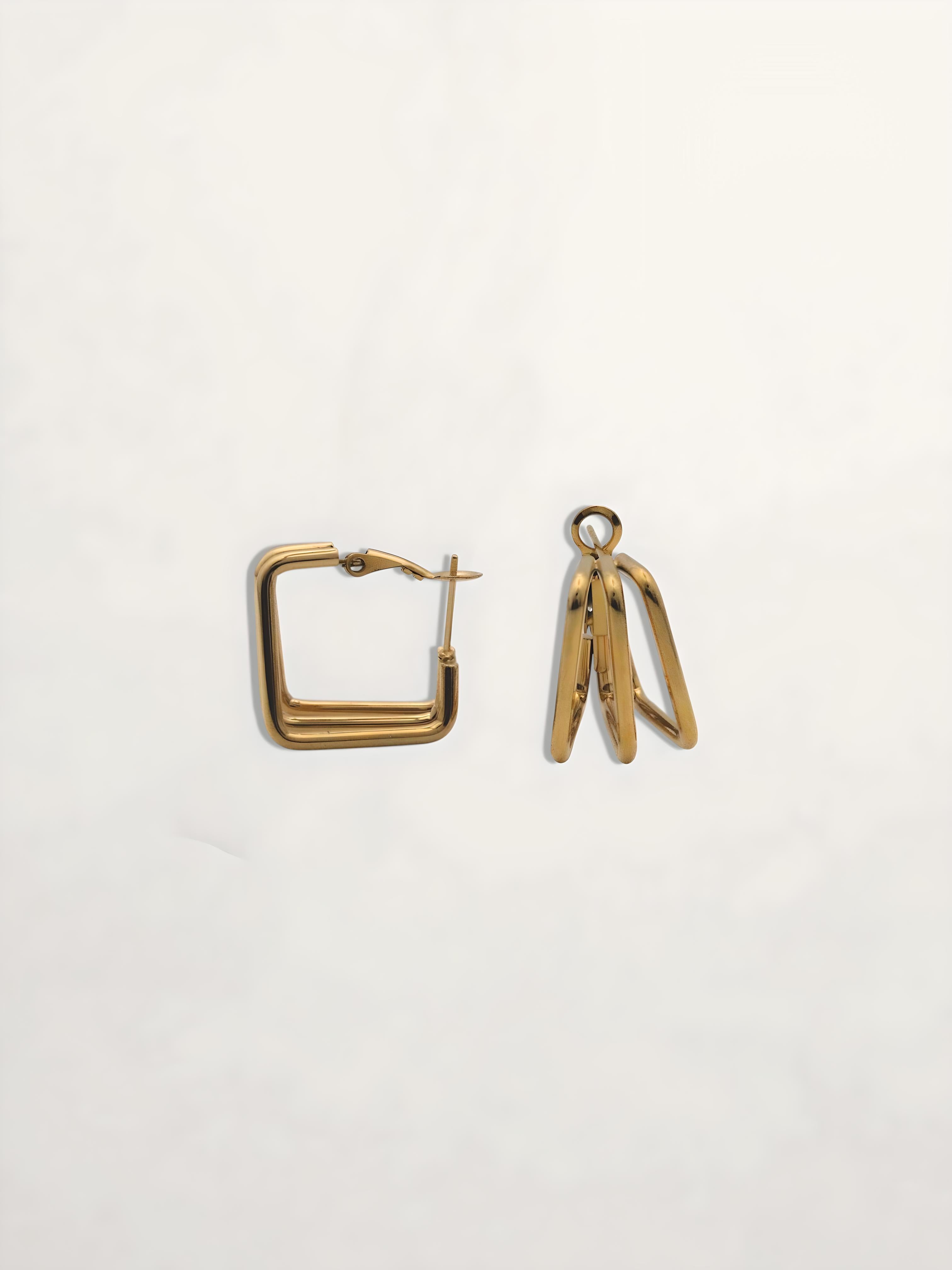 PENDIENTES ARO TRIANGULO