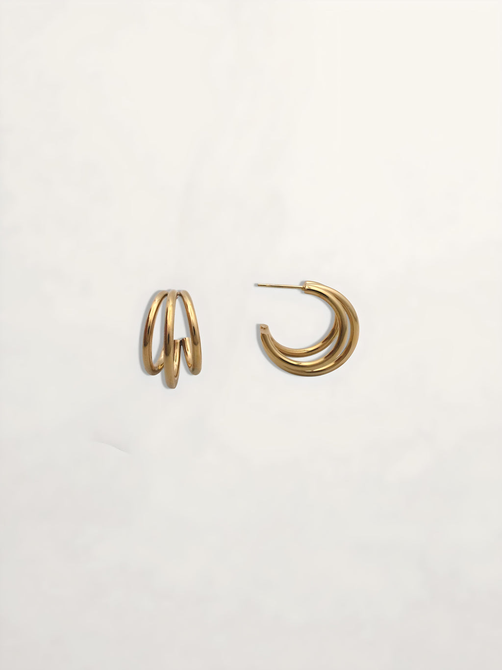 PENDIENTES ARO TRIPLE 18MM