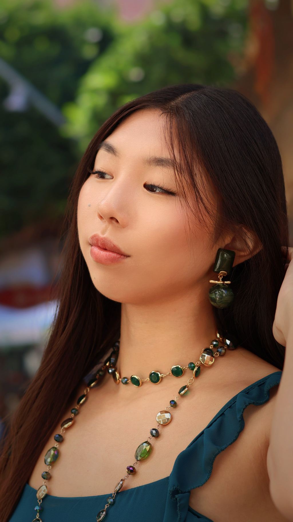 PENDIENTES DUA VERDE