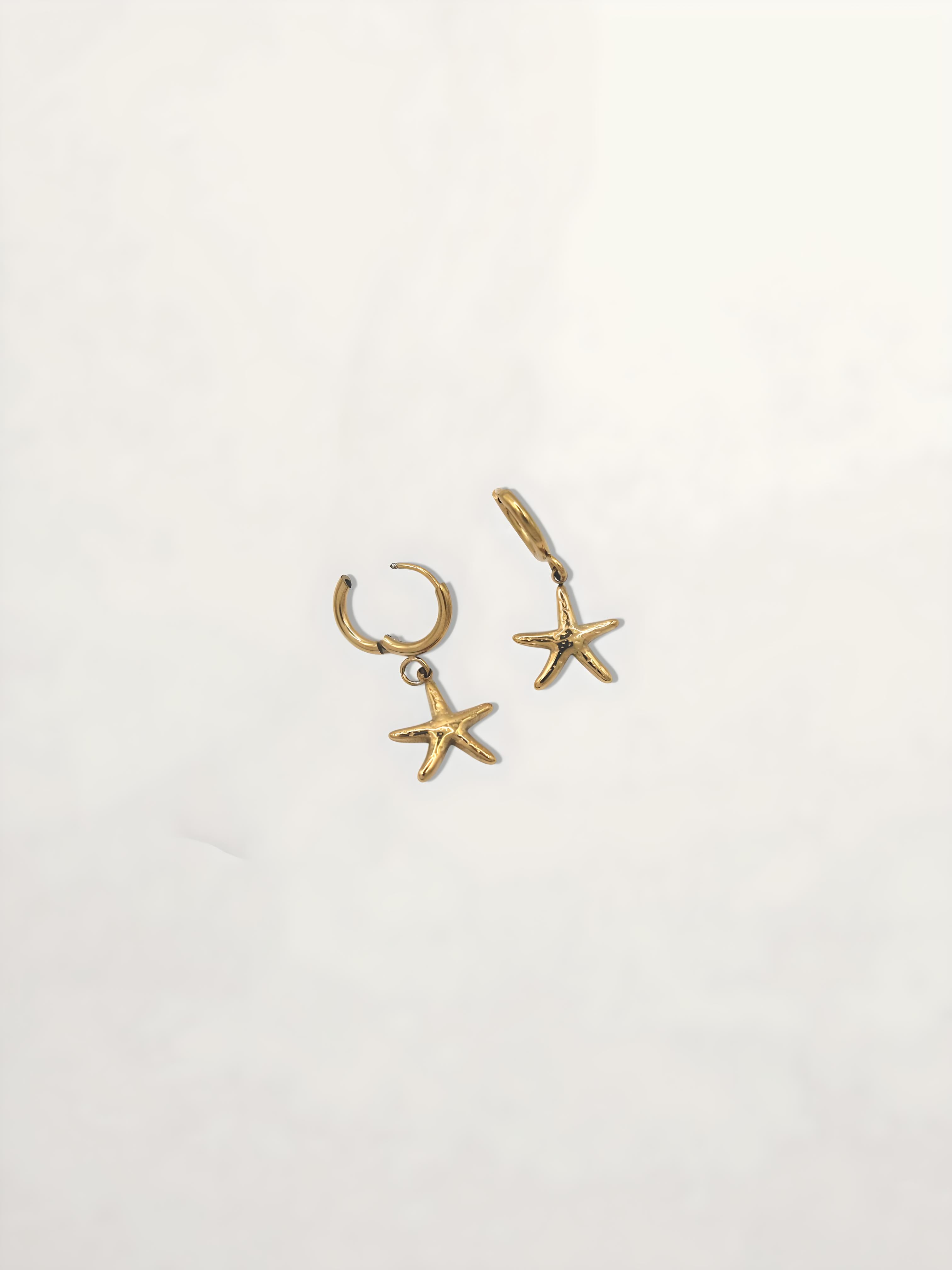 PENDIENTES ESTRELLAS DE MAR PEQUEÑOS