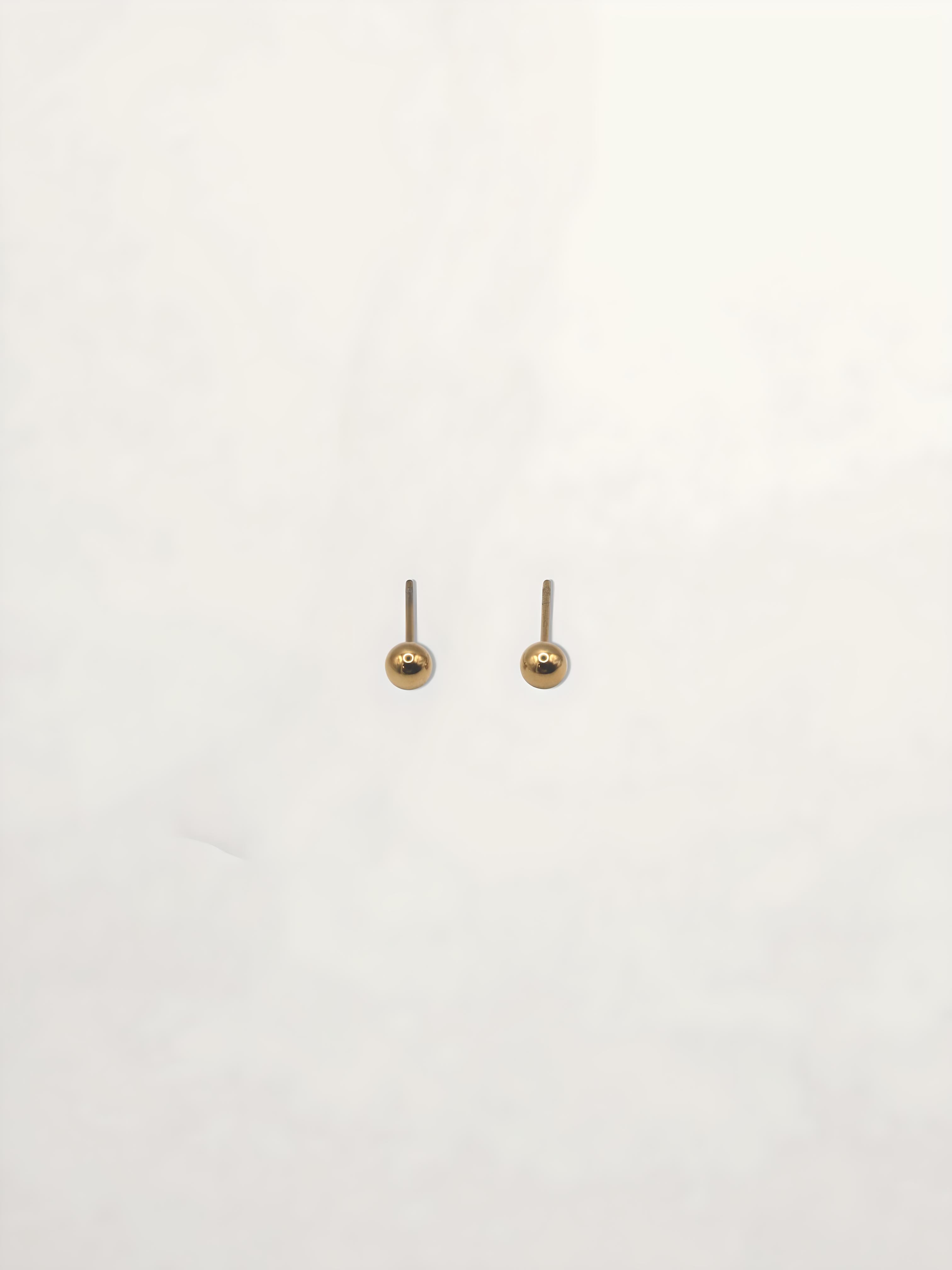 PENDIENTES PERLAS ACERO INOXIDABLE PEQUEÑAS
