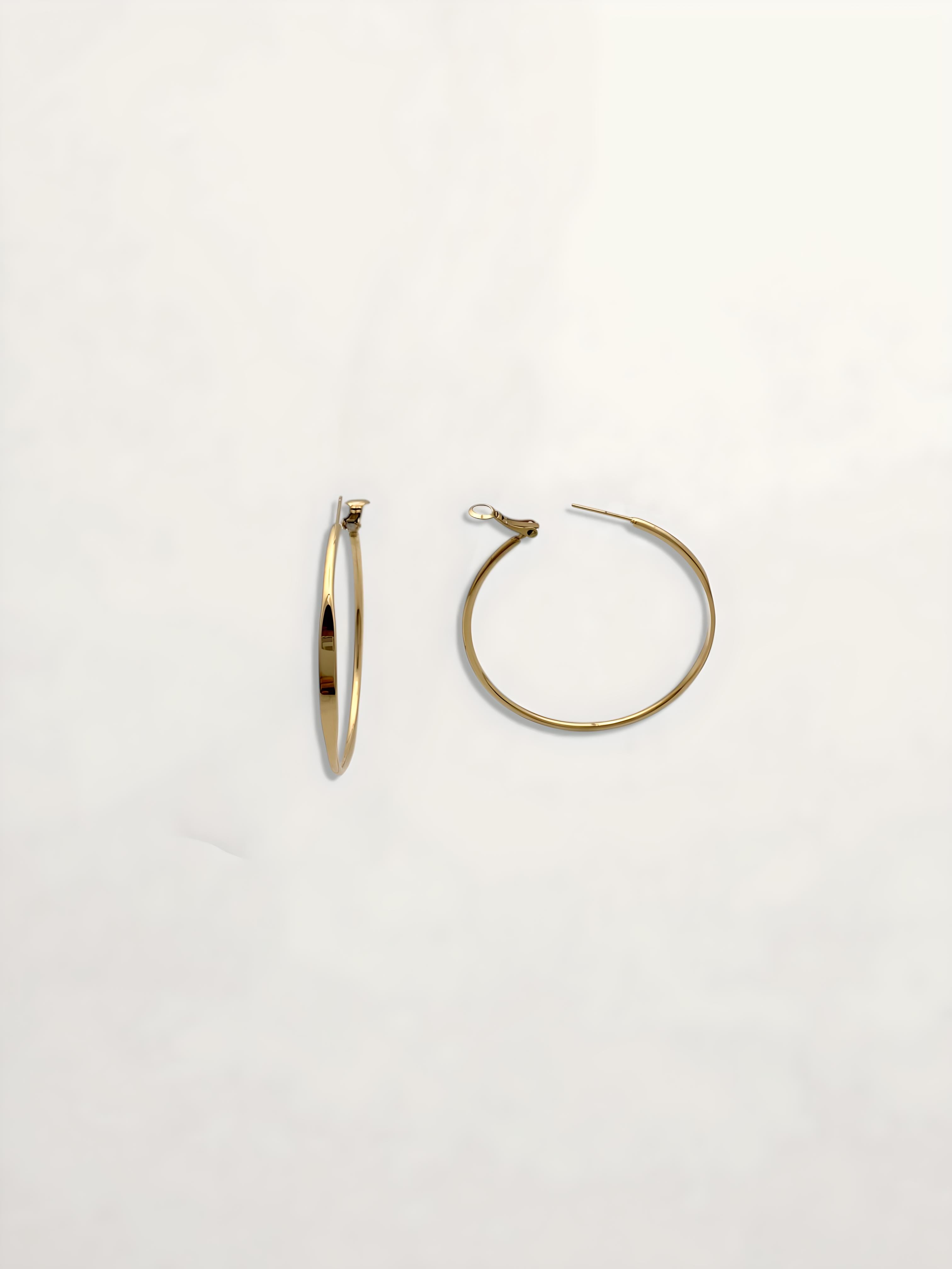 PENDIENTES ARO BARRIGA 50MM