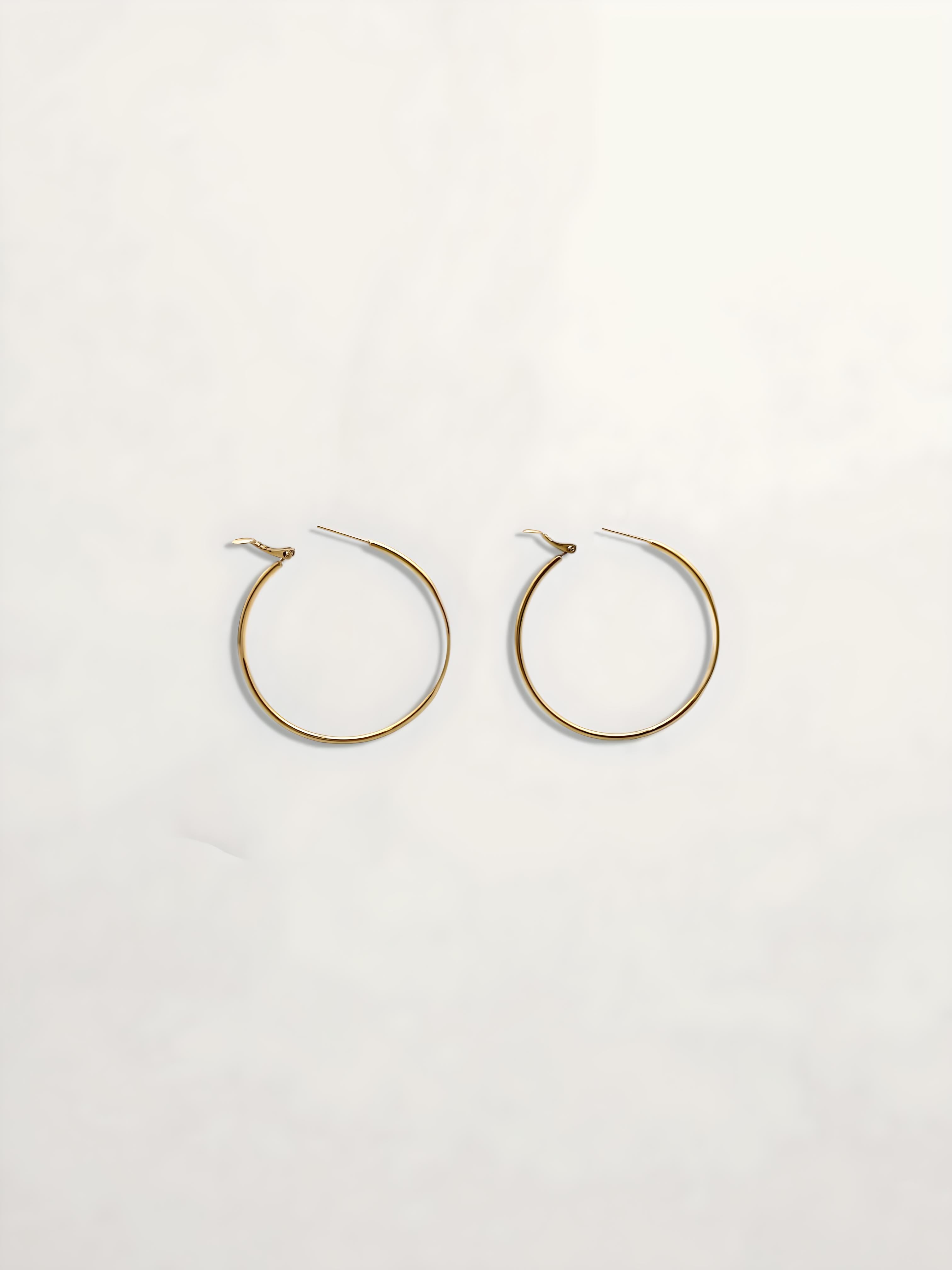 PENDIENTES ARO BARRIGA 50MM
