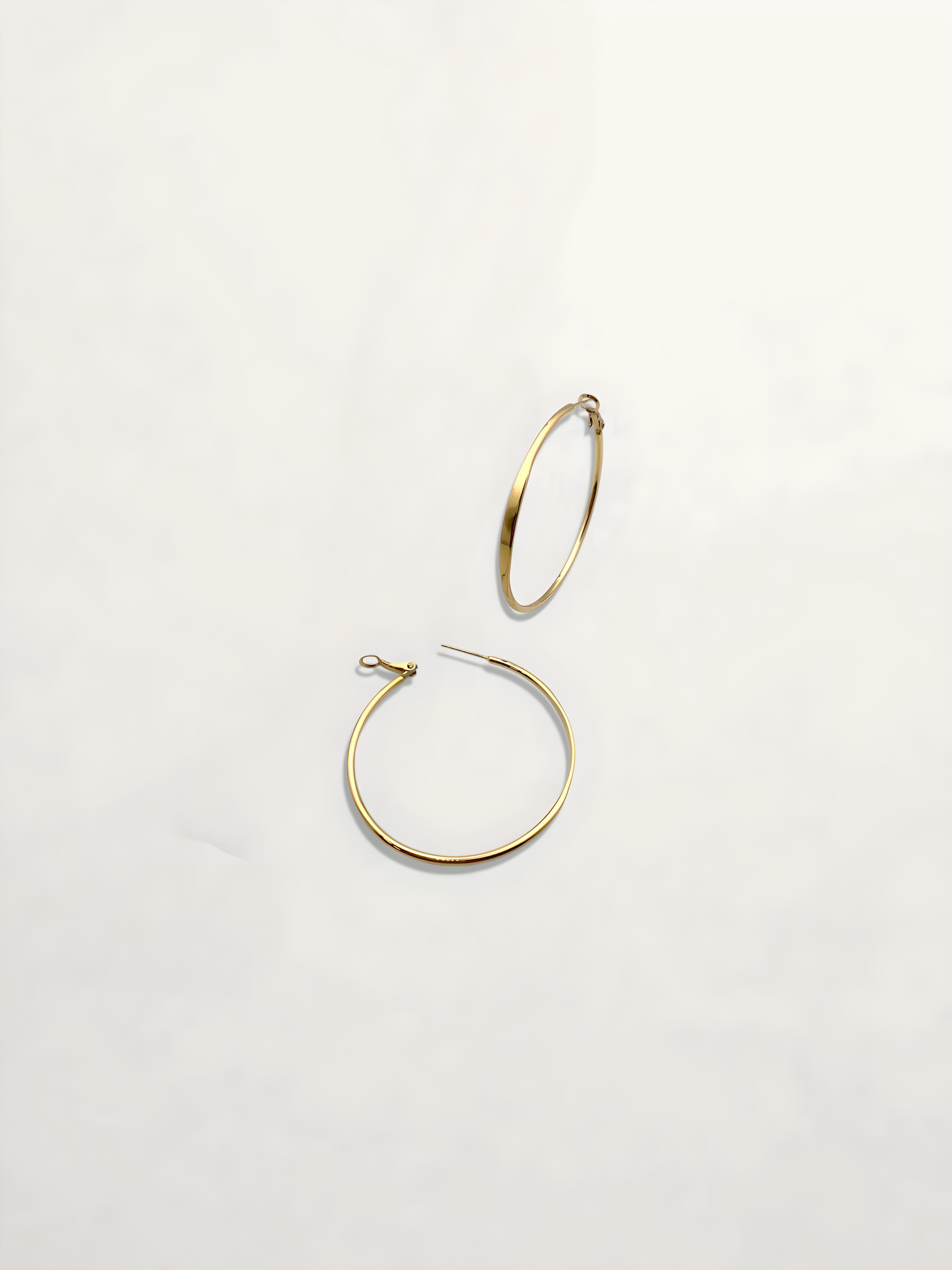 PENDIENTES ARO BARRIGA 50MM