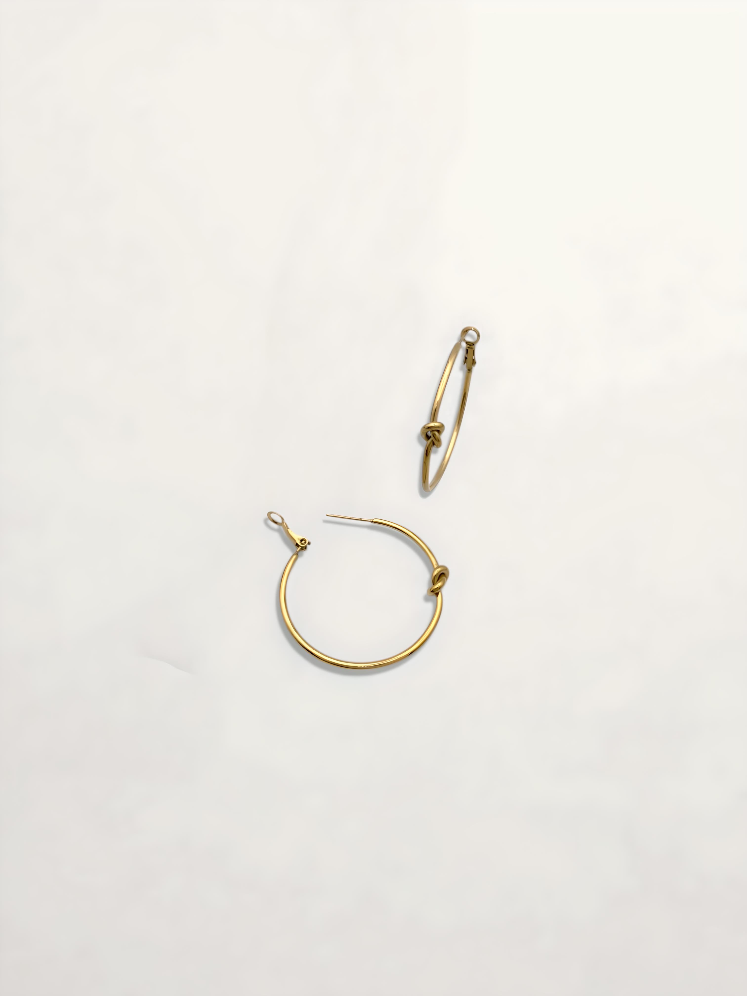 PENDIENTES ARO NUDO 40MM