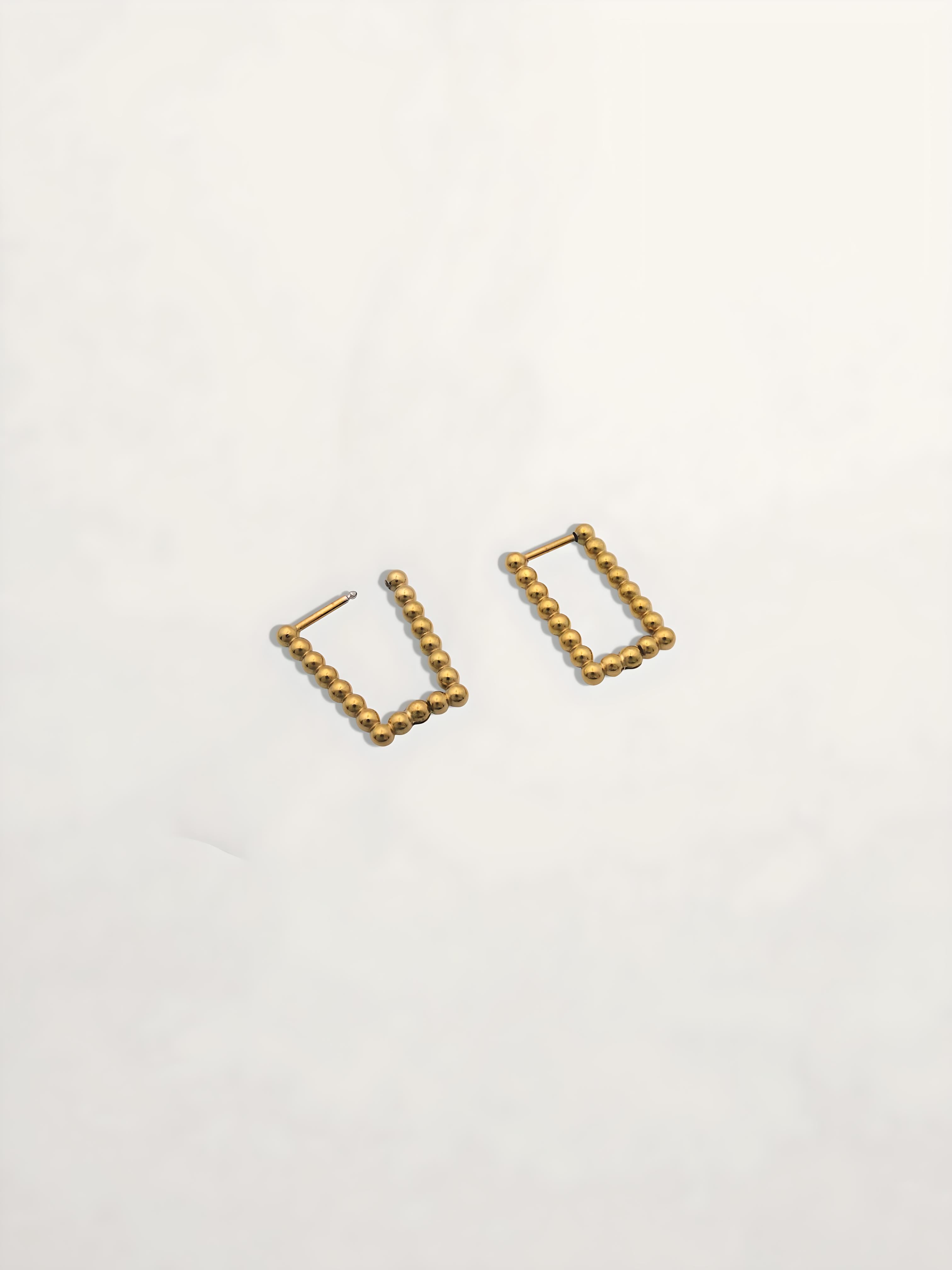PENDIENTES ARO RECTANGULARES