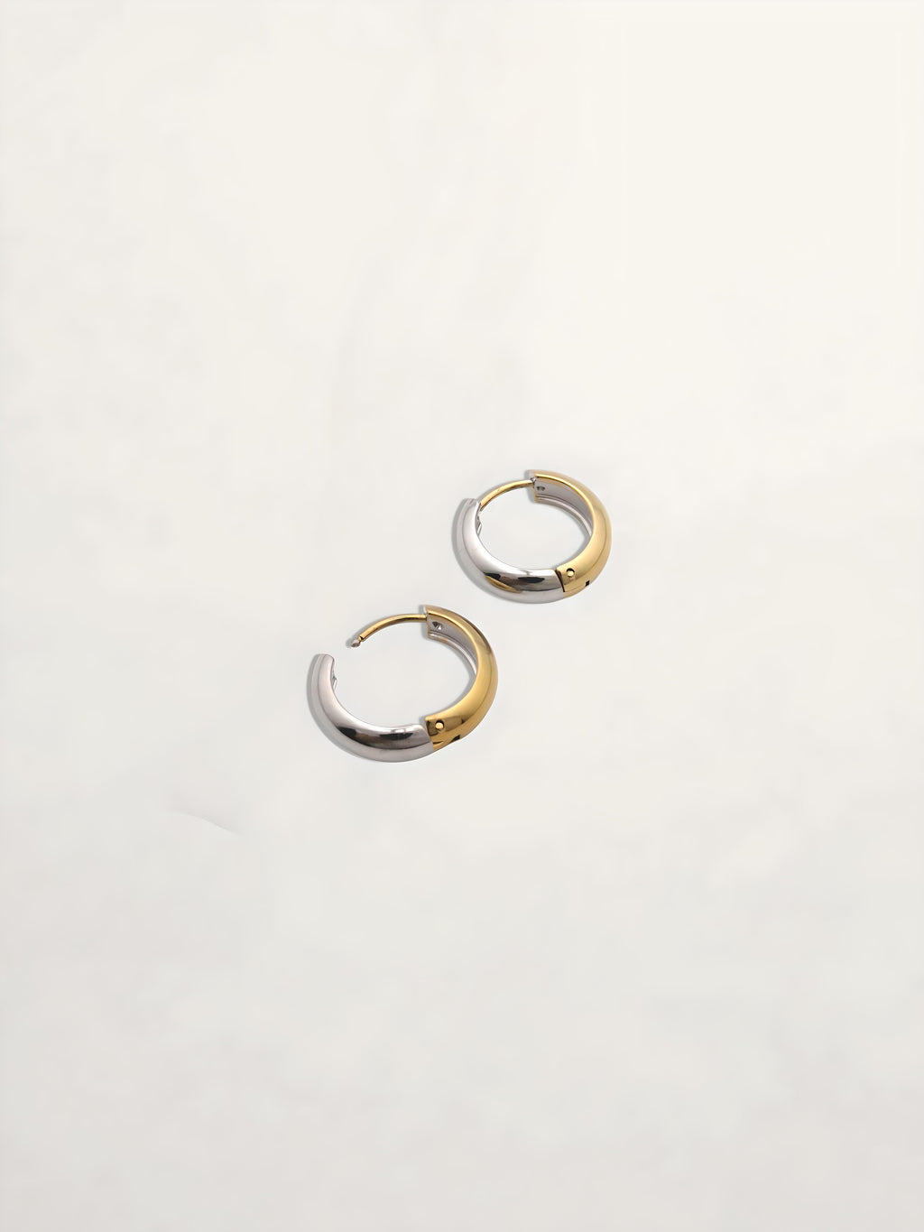 PENDIENTES ARO BICOLOR 12MM