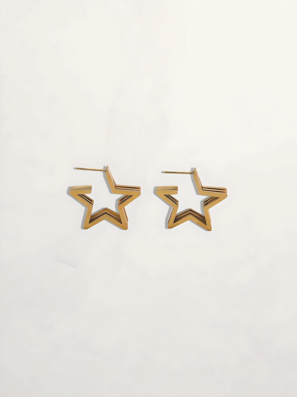 PENDIENTES ARO ESTRELLA