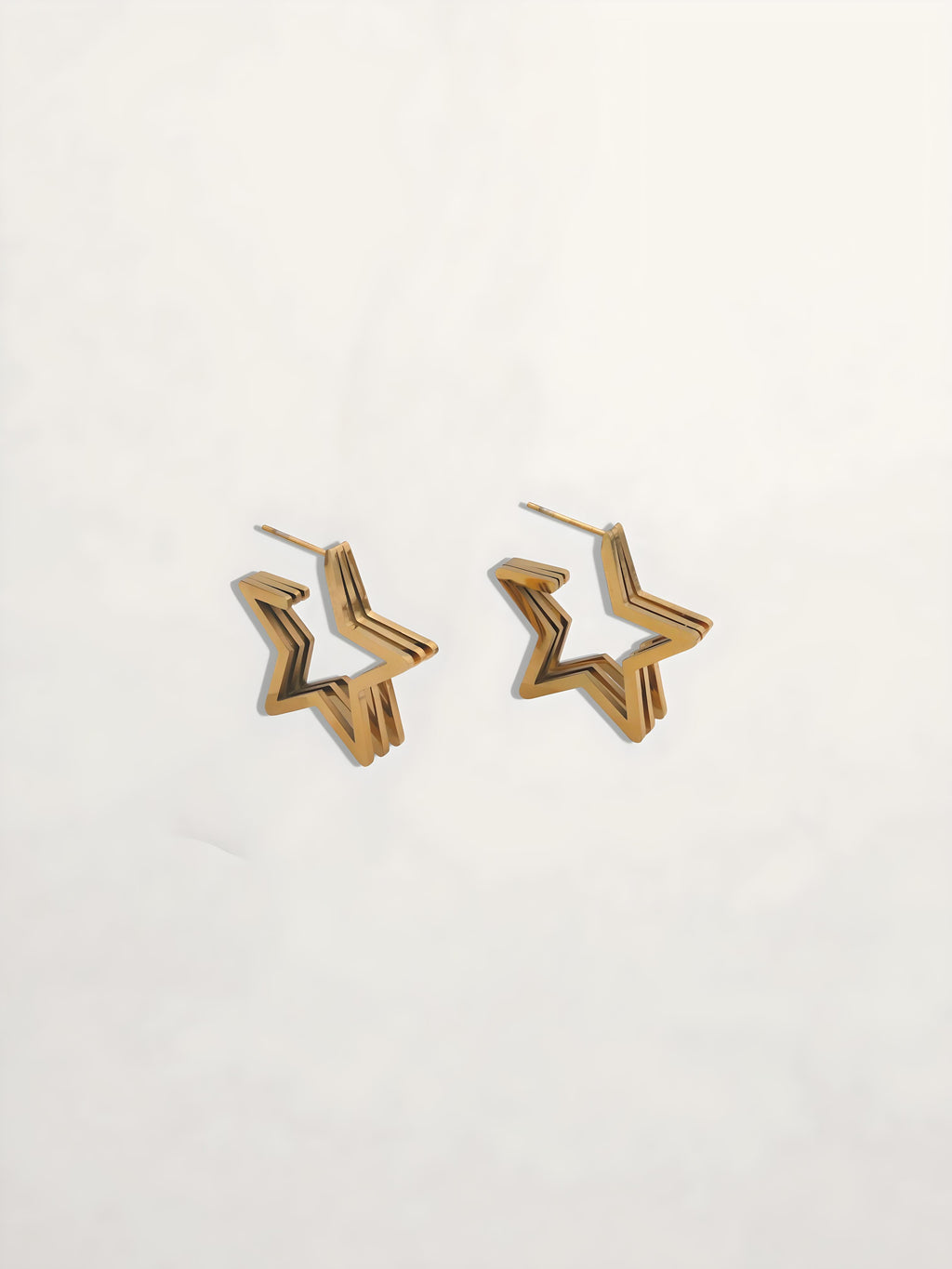 PENDIENTES ARO ESTRELLA