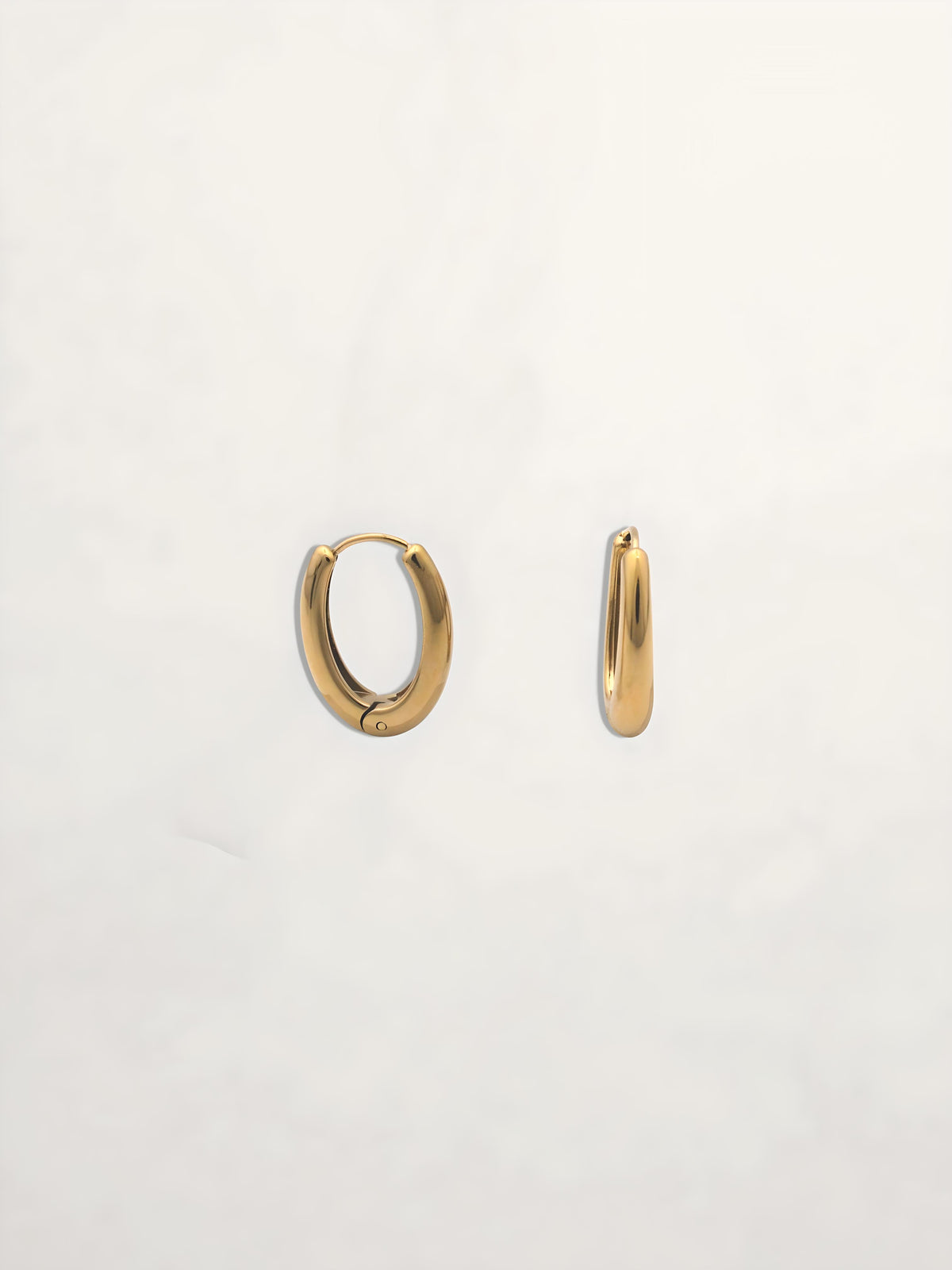 PENDIENTES ARO OVALADO 15MM