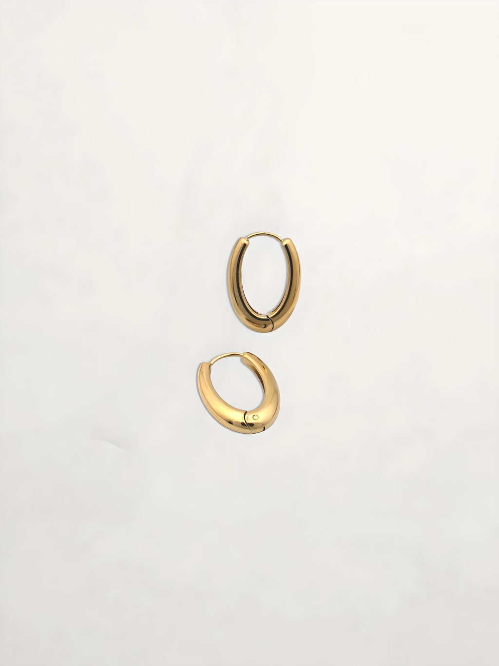 PENDIENTES ARO OVALADO 17MM