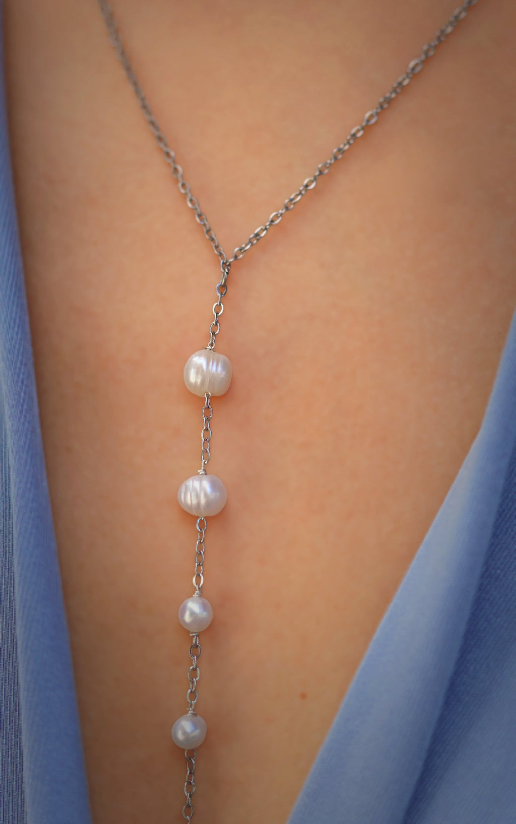 COLLAR LARIAT PERLA