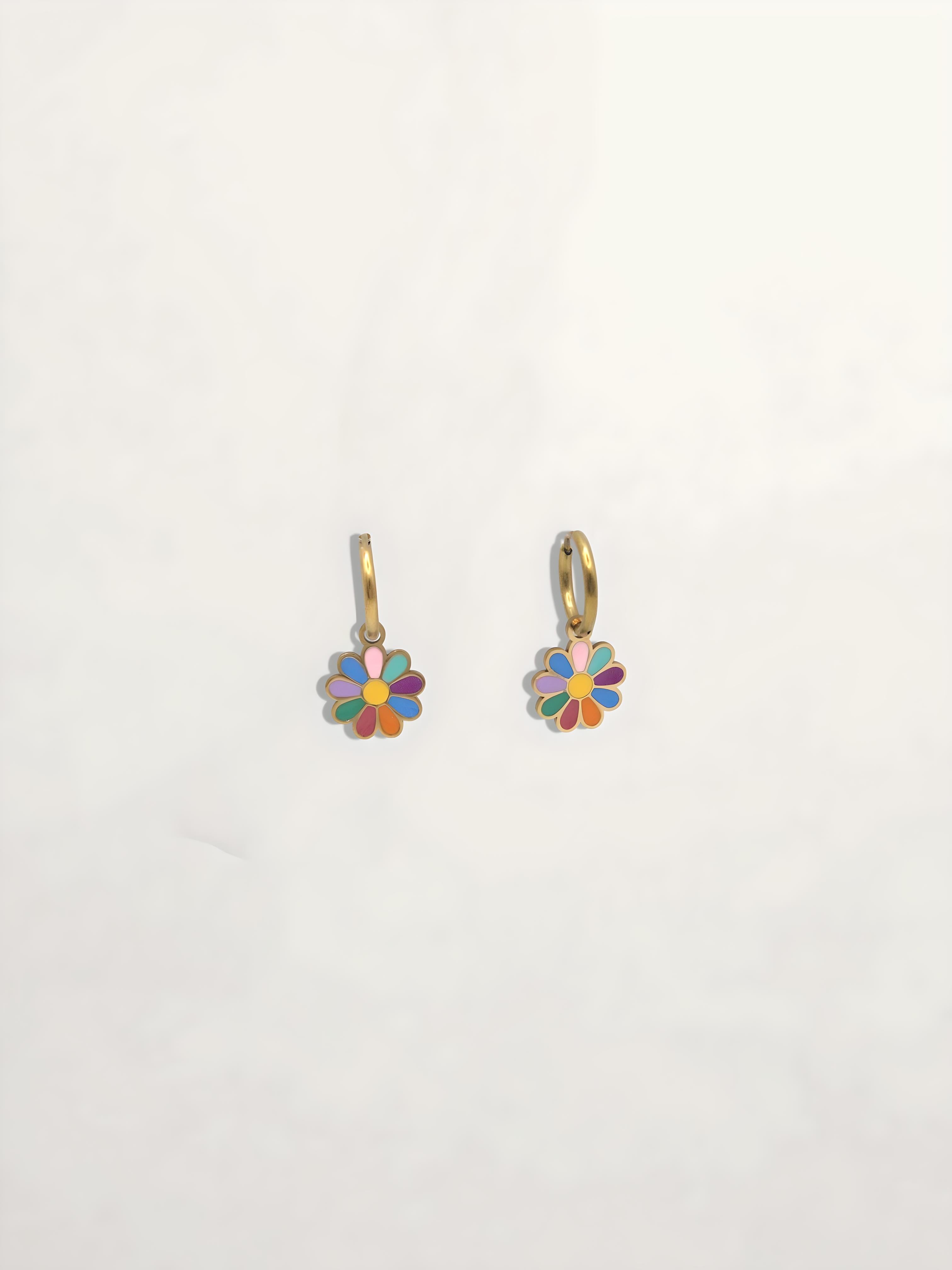 PENDIENTES FLORES PRIMAVERA PEQUEÑOS