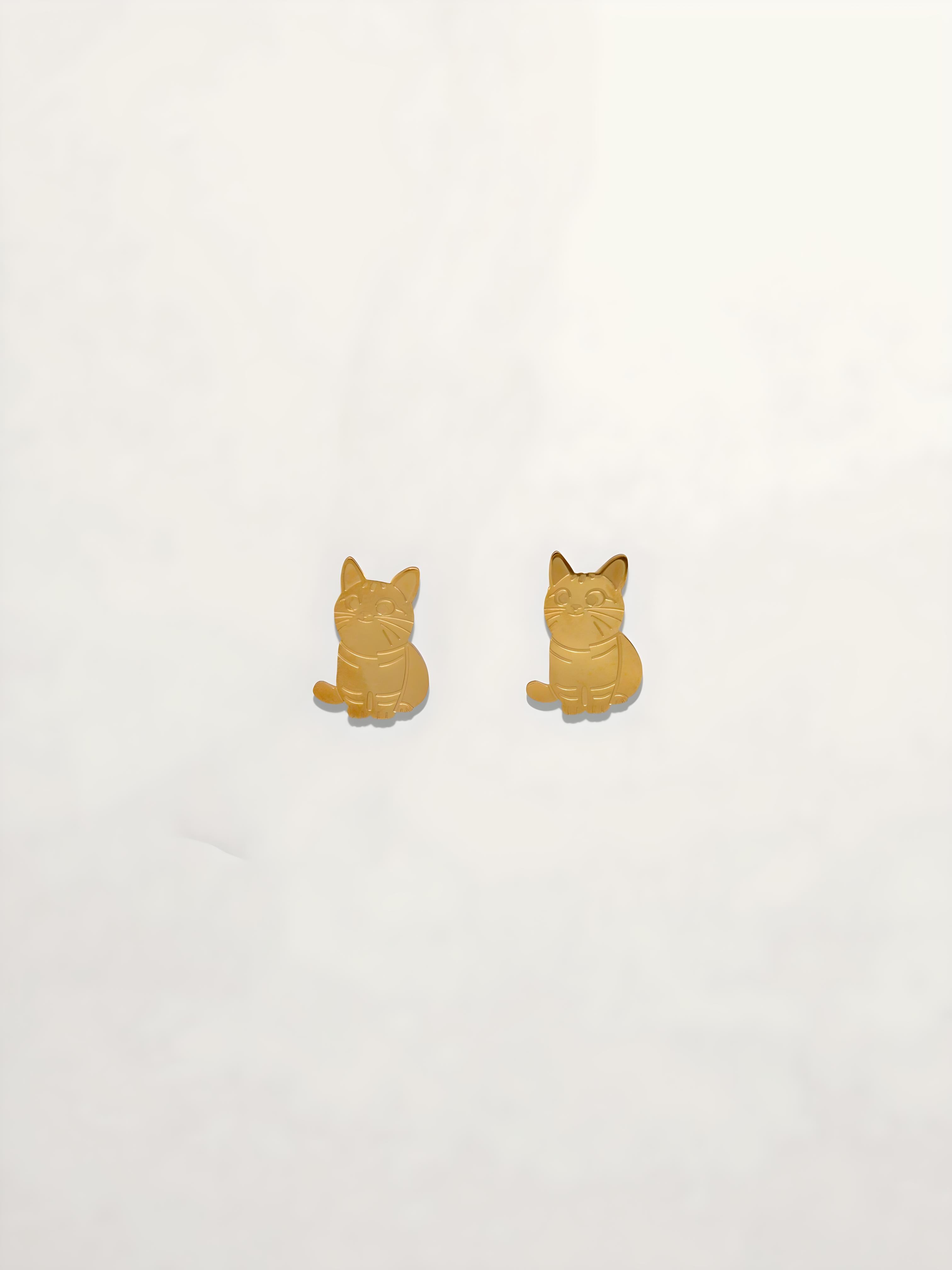 PENDIENTES GATO MEDIANO