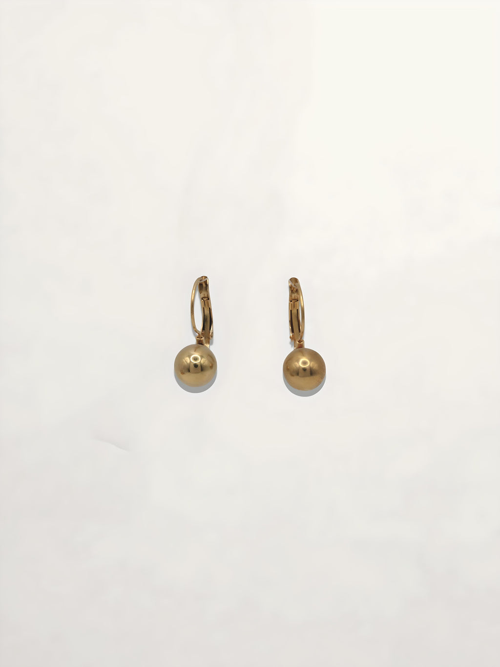 PENDIENTES PERLAS ACERO COLGANDO