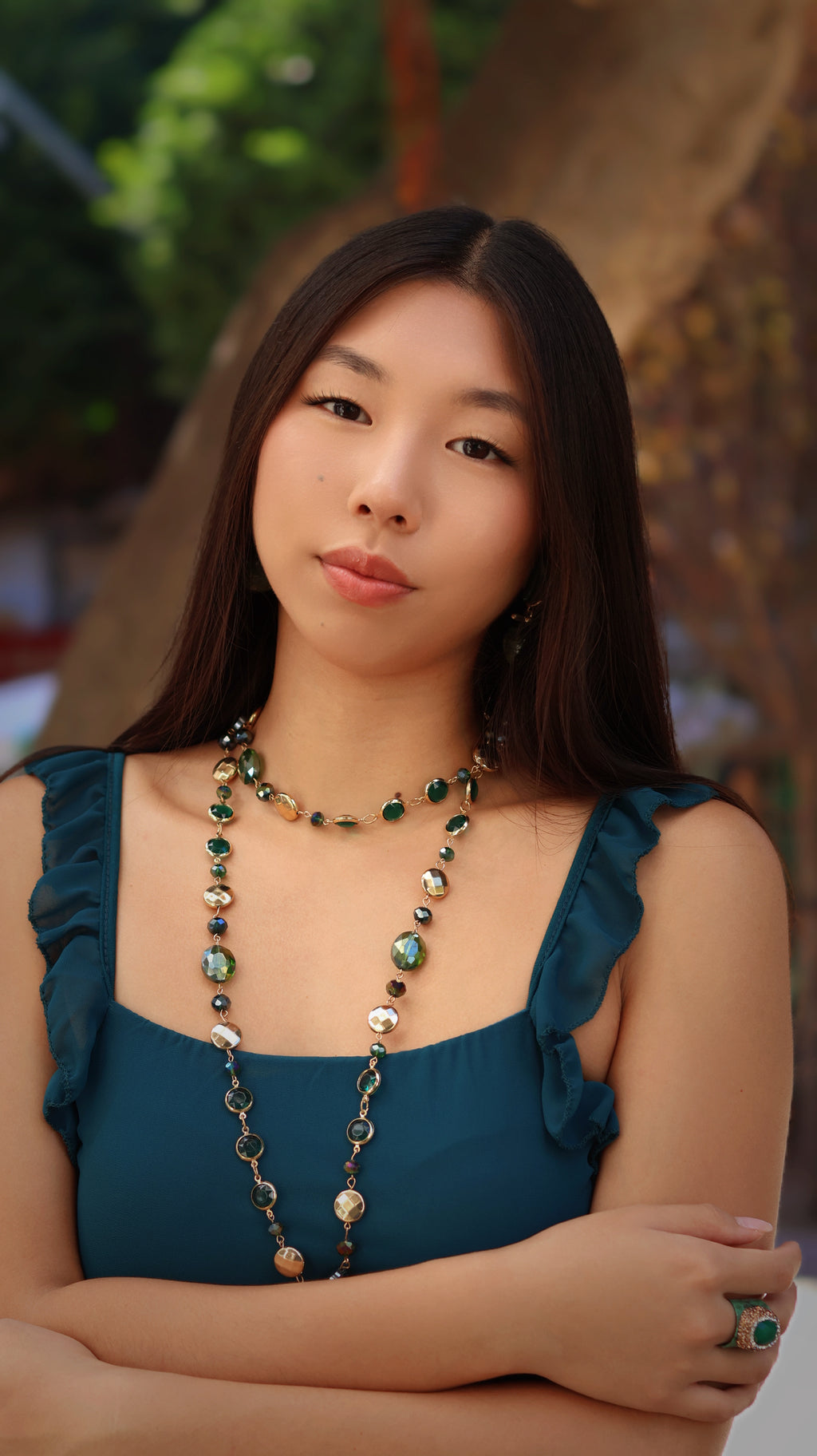 COLLAR TOPACIO VERDE