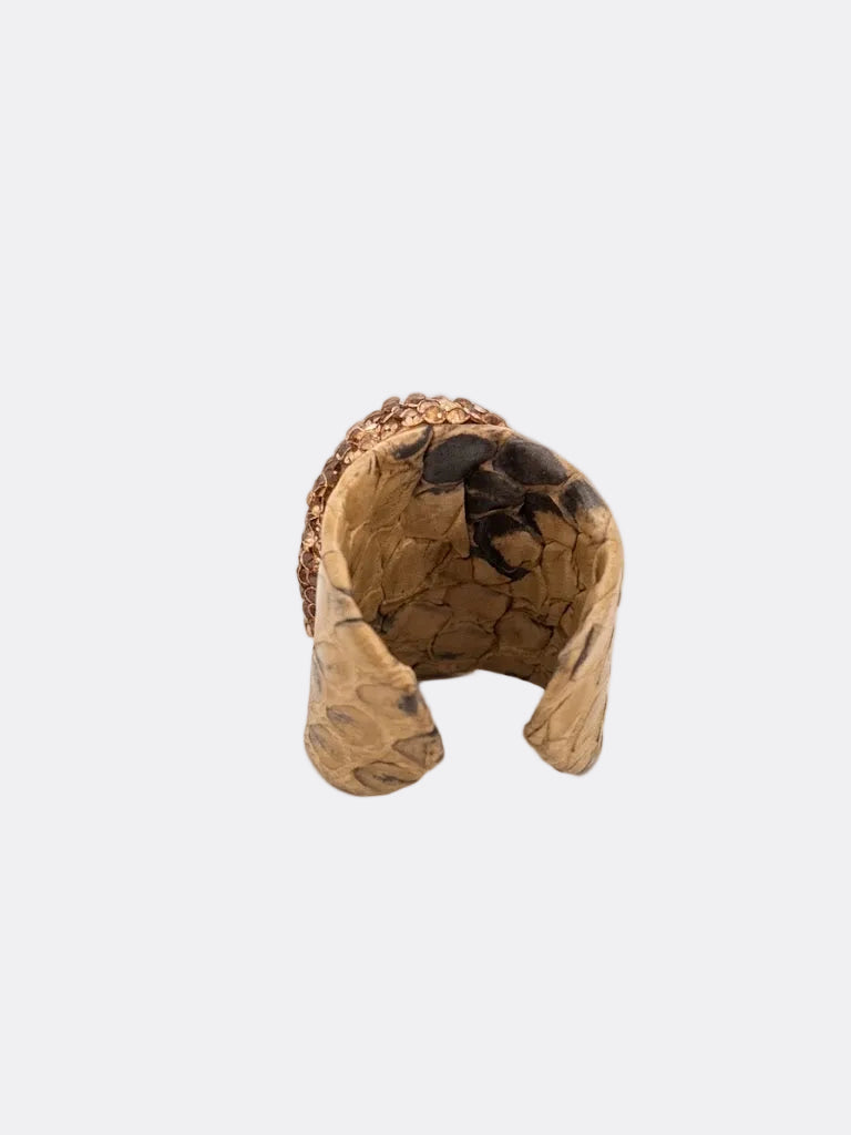 ANILLO CUARZO AMBAR.
