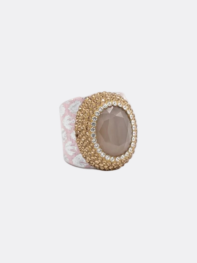 ANILLO CUARZO GRIS