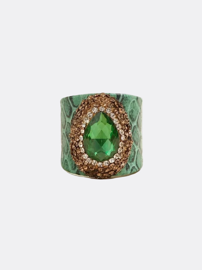 ANILLO CUARZO ESMERALDA SELVA